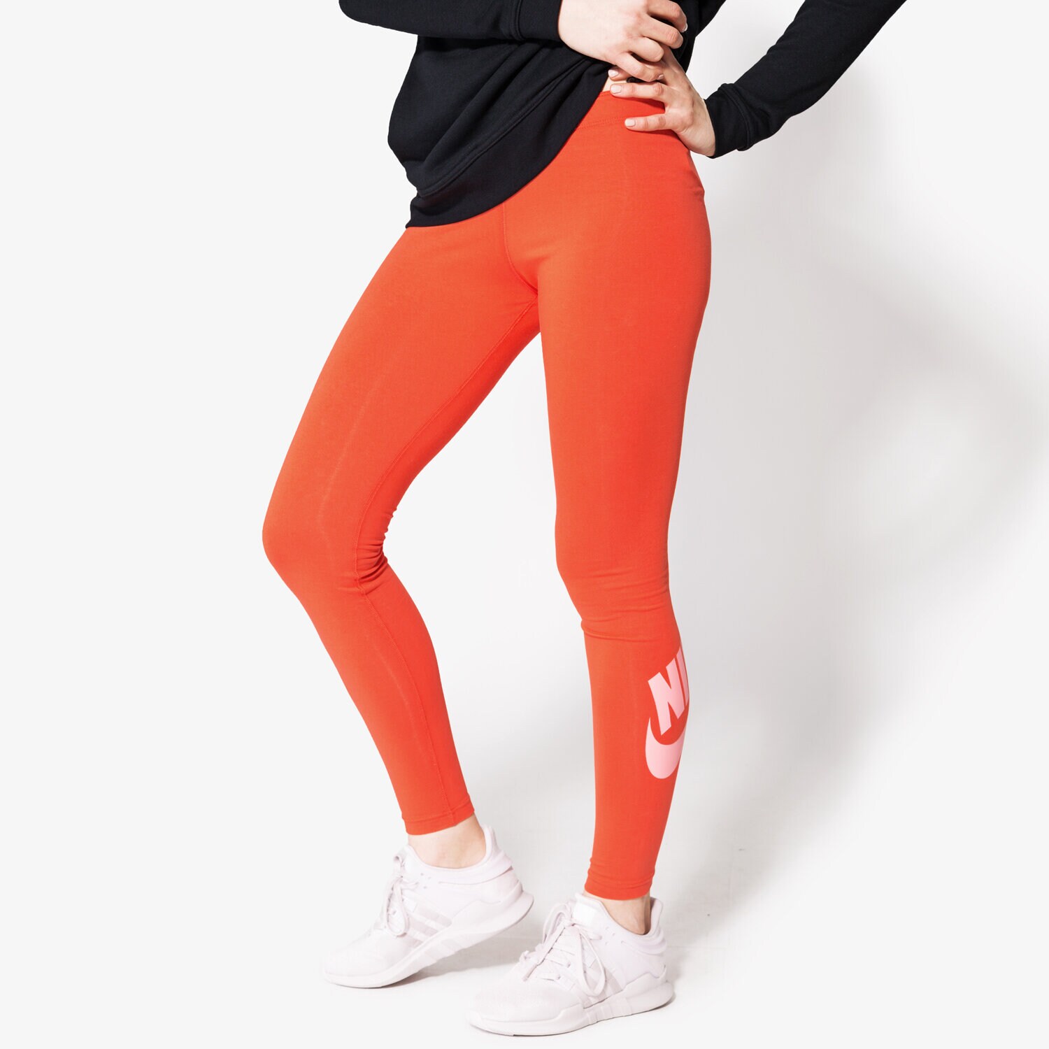 Damen Hosen NIKE LEGGINGS NSW LEG A SEE LGGNG LOGO 806927852 Orange