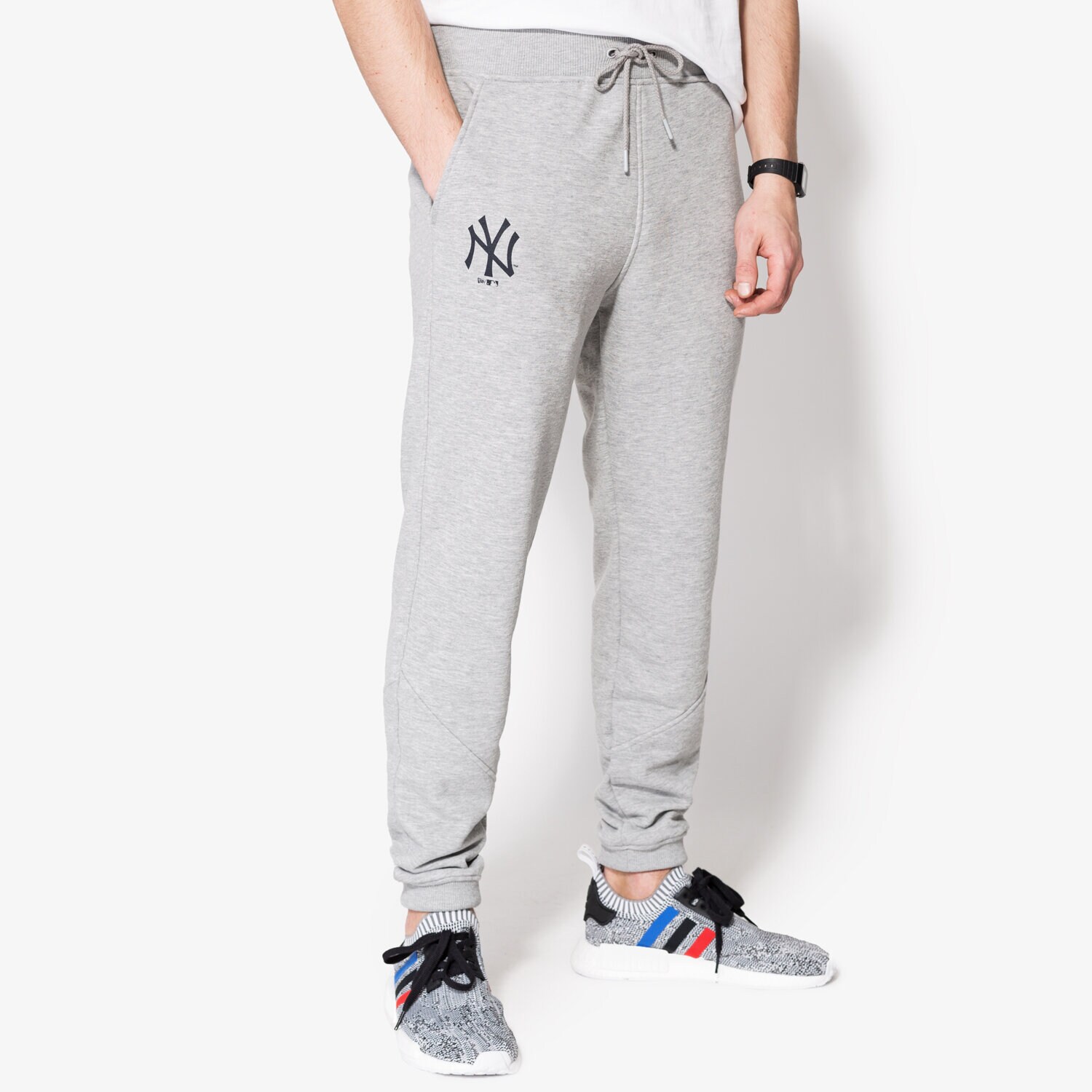 Herren Hosen NEW ERA HOSE TEAM MLB TRK PANT NY YANKEES LGH 11372453 Grau
