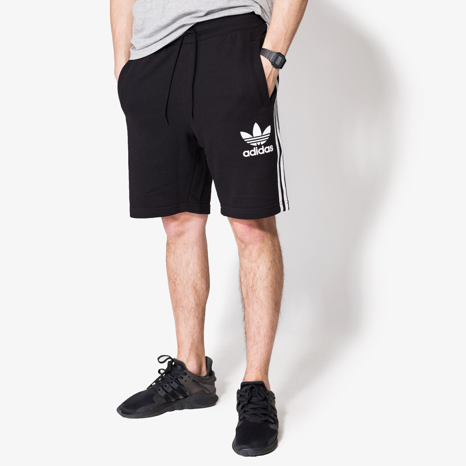 Herren Shorts ADIDAS SHORTS CLFN FT BK0006 Schwarz
