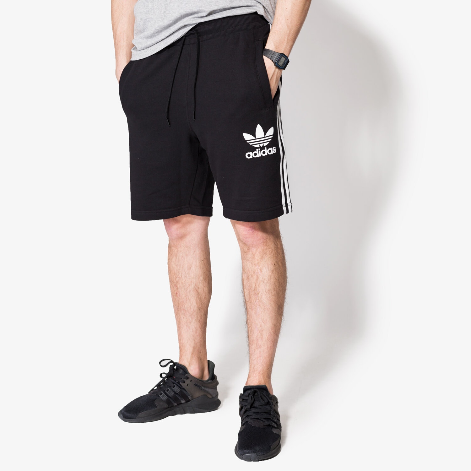 Herren Shorts ADIDAS SHORTS CLFN FT BK0006 Schwarz