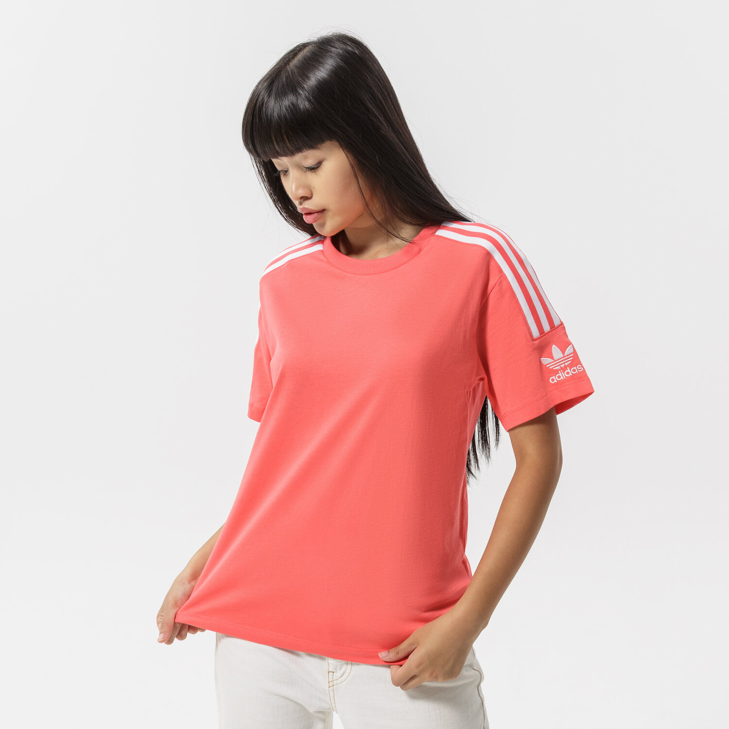 Damen T-Shirt ADIDAS T-SHIRT TIGHT TEE HF7455 Rosa