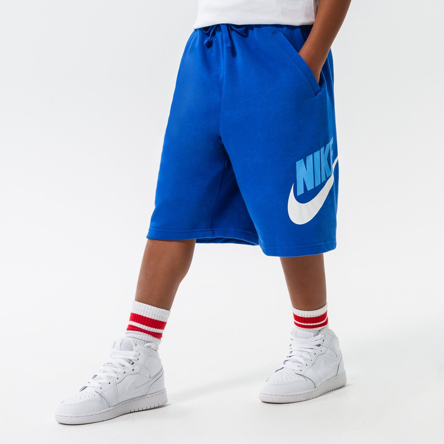 Kinder NIKE SHORTS SPORTSWEAR CLUB FLEECE BOY CK0509-481 Blau