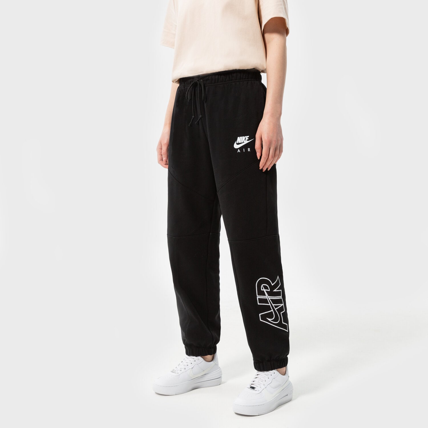 Damen Hosen NIKE HOSE W NSW AIR FLC PANT DM6061-010 Schwarz