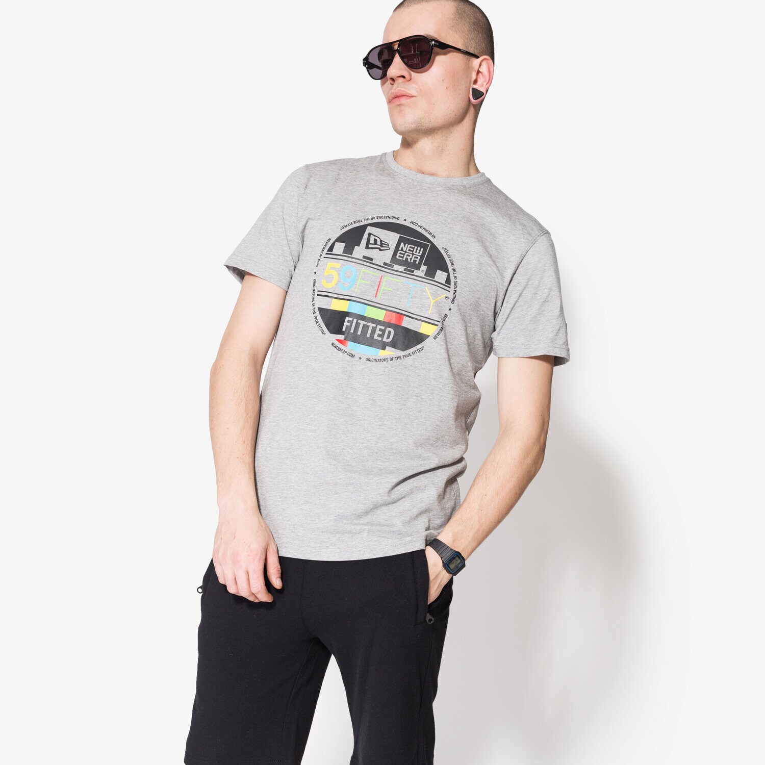 Herren T-Shirt NEW ERA T-SHIRT TEST SCREEN VS LGH 11422868 Grau