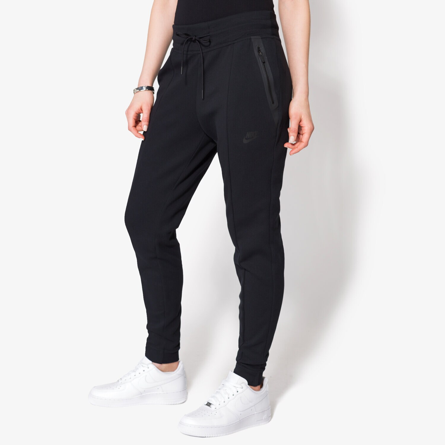 Damen Hosen NIKE HOSE NSW TCH FLC PANT KNT 803575010 Schwarz