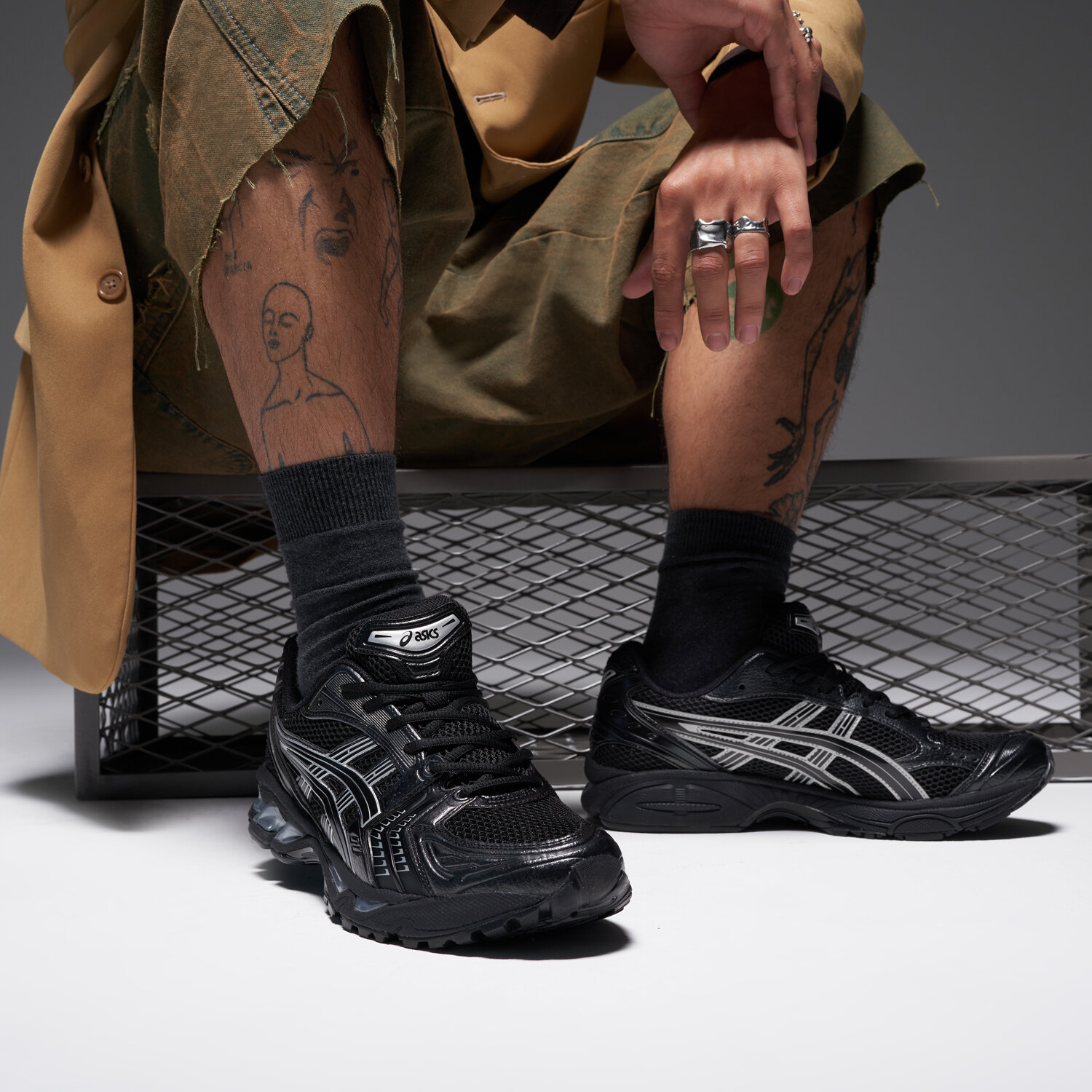 ASICS Gel-Kayano 14 Black Pure Silver — photo 2