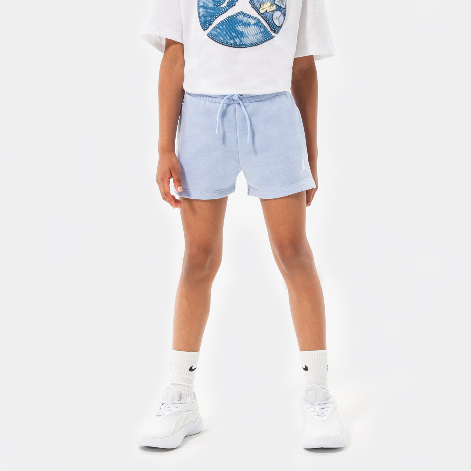 Kinder JORDAN SHORTS ESSENTIALS SHORTS GIRL 45A771-C8H Blau
