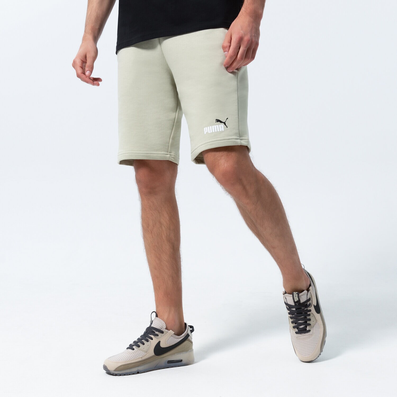 Herren Shorts PUMA SHORTS ESS+ 2 COL SHORTS 10" 586766 33 Beige