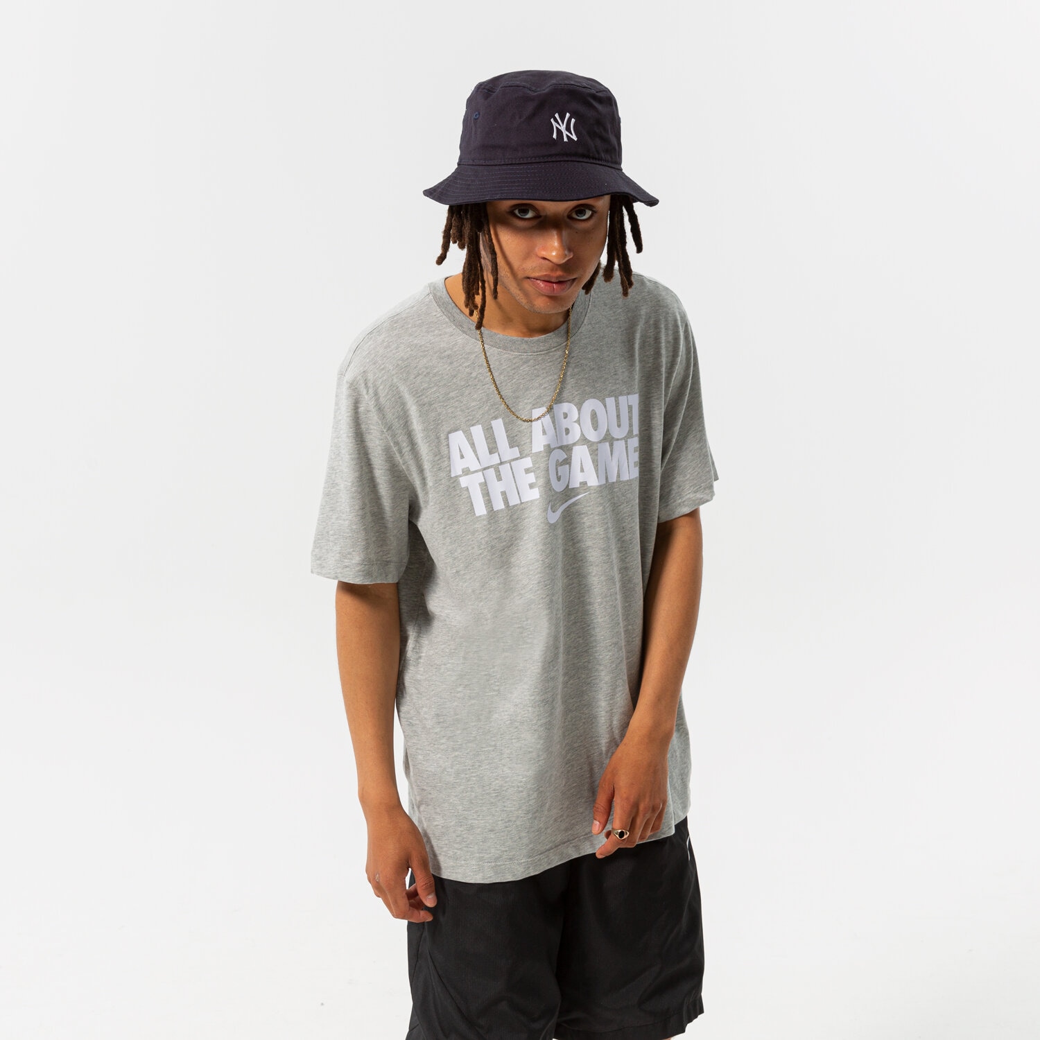 Herren T-Shirt NIKE T-SHIRT M NK TEE VERB 2 NBA DV1218-063 Grau