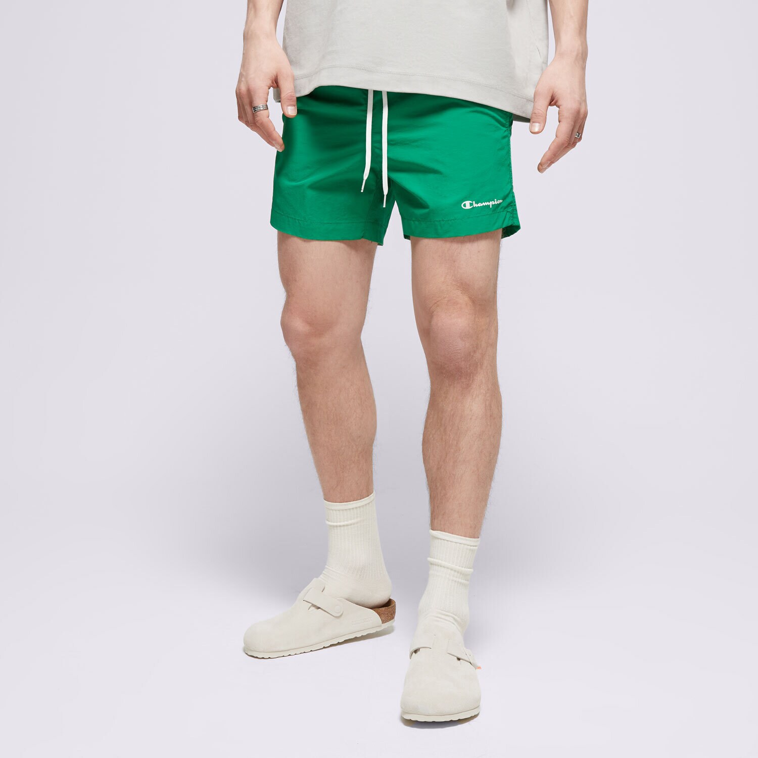 Herren Shorts CHAMPION SHORTS BEACHSHORT 216069GS017 Grün