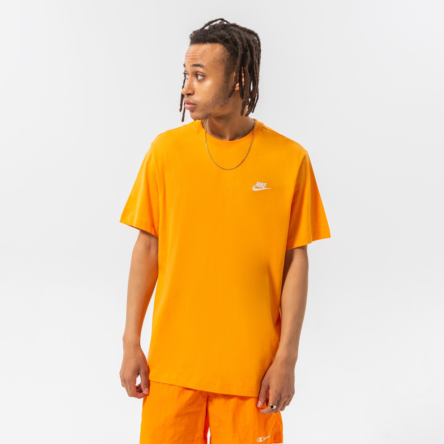 Herren T-Shirt NIKE T-SHIRT NIKE SPORTSWEAR CLUB AR4997-887 Orange