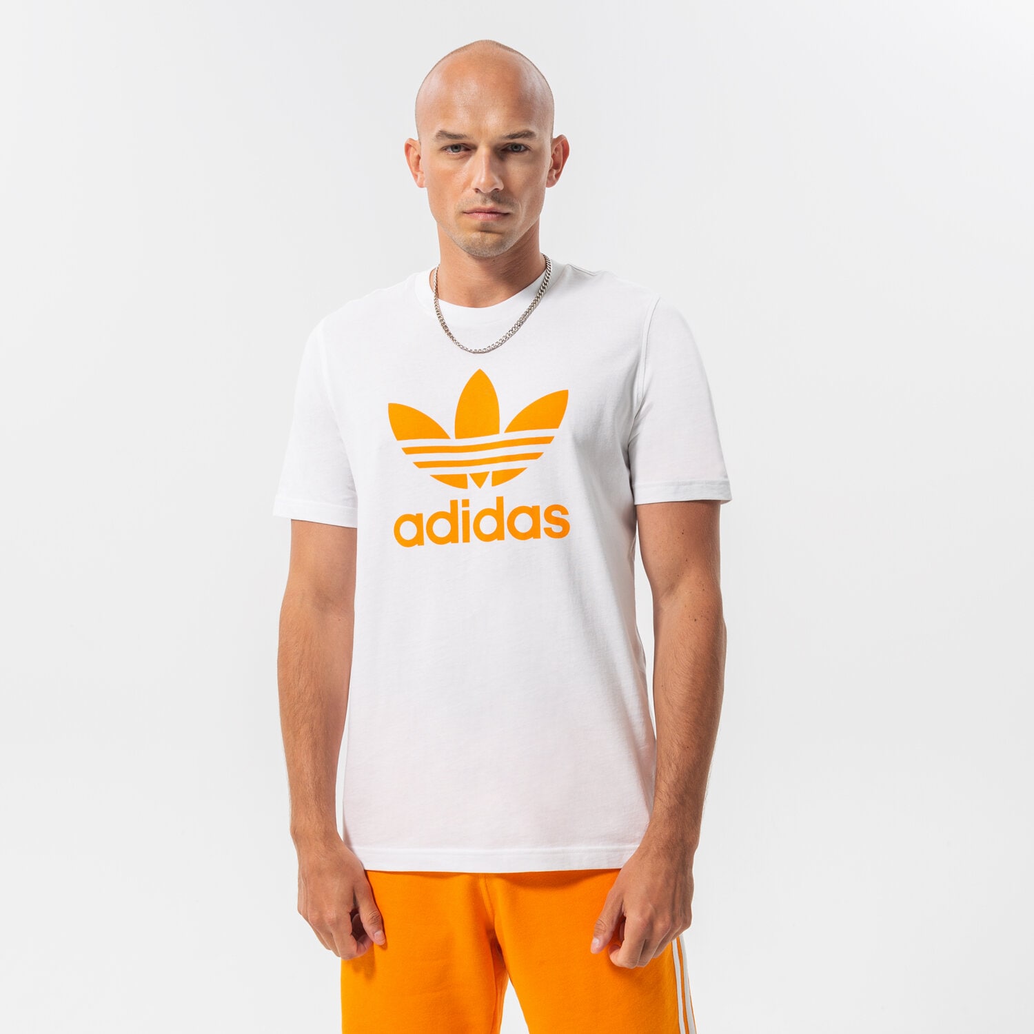 Herren T-Shirt ADIDAS T-SHIRT TREFOIL HE9510 Weiß