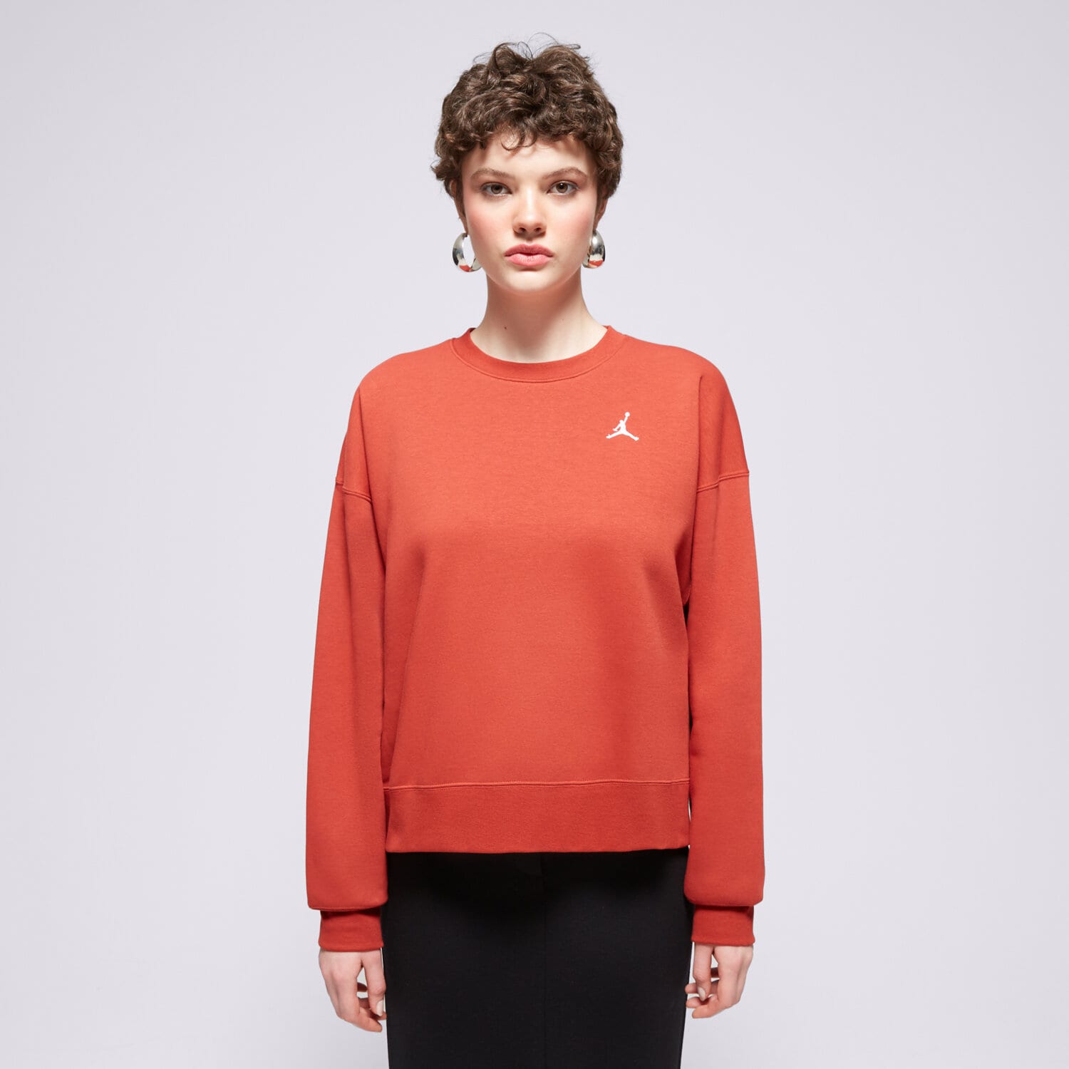 Damen JORDAN SWEATSHIRT W BRKLN FLC CREW 2 FN4491-615 Rot