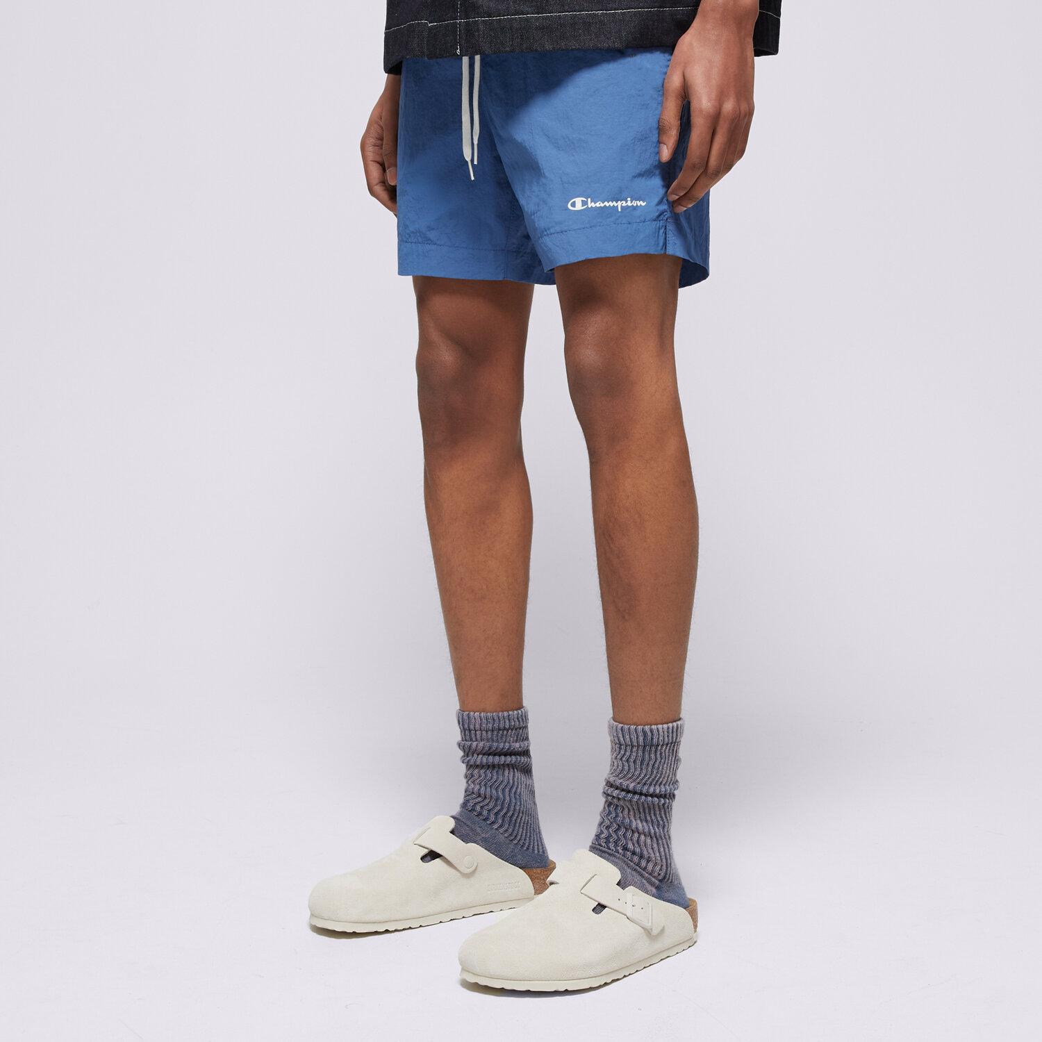 Herren Shorts CHAMPION SHORTS BEACHSHORT 216069BS007 Blau
