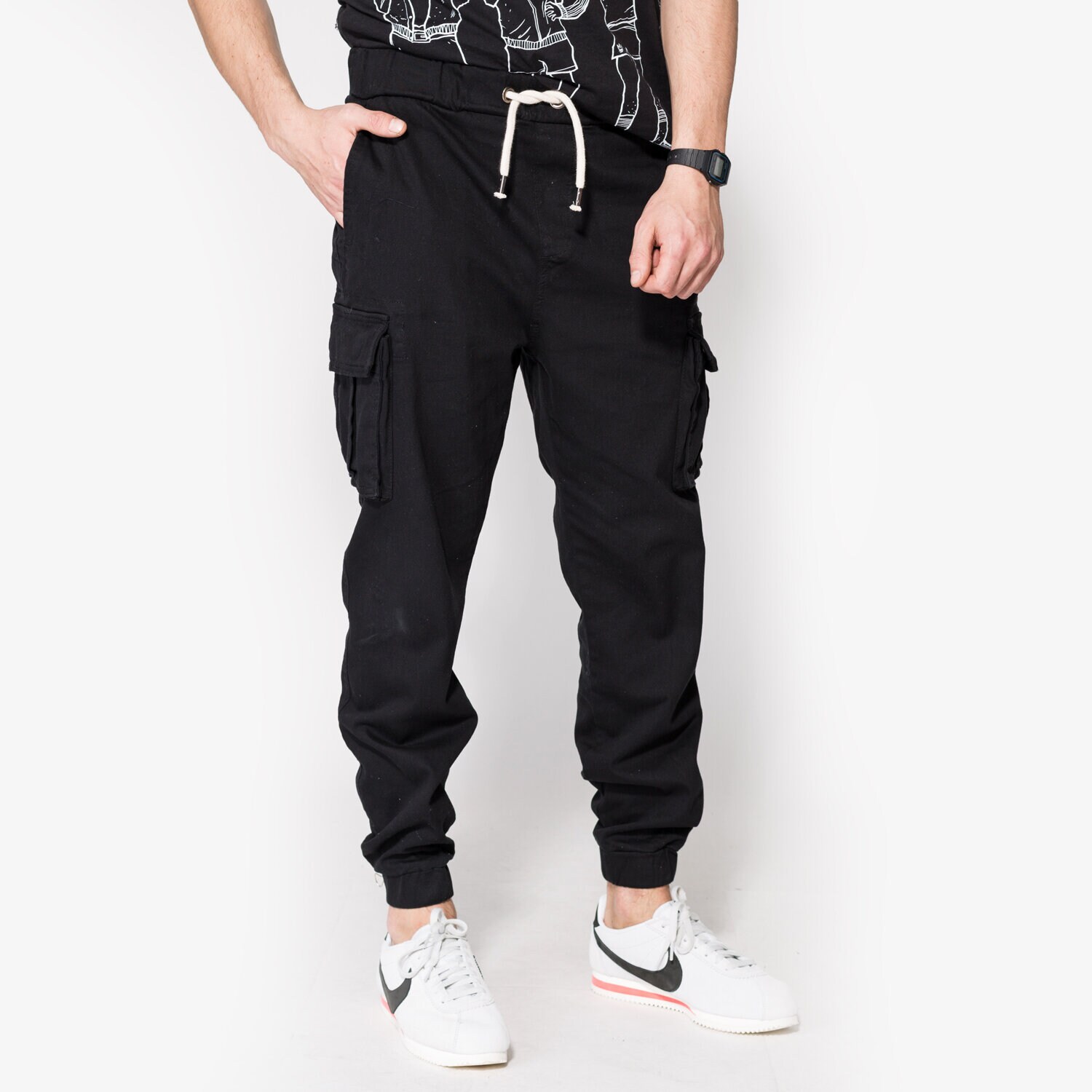 Herren Hosen CONFRONT HOSE LOCKE CF17SPM06001 Schwarz