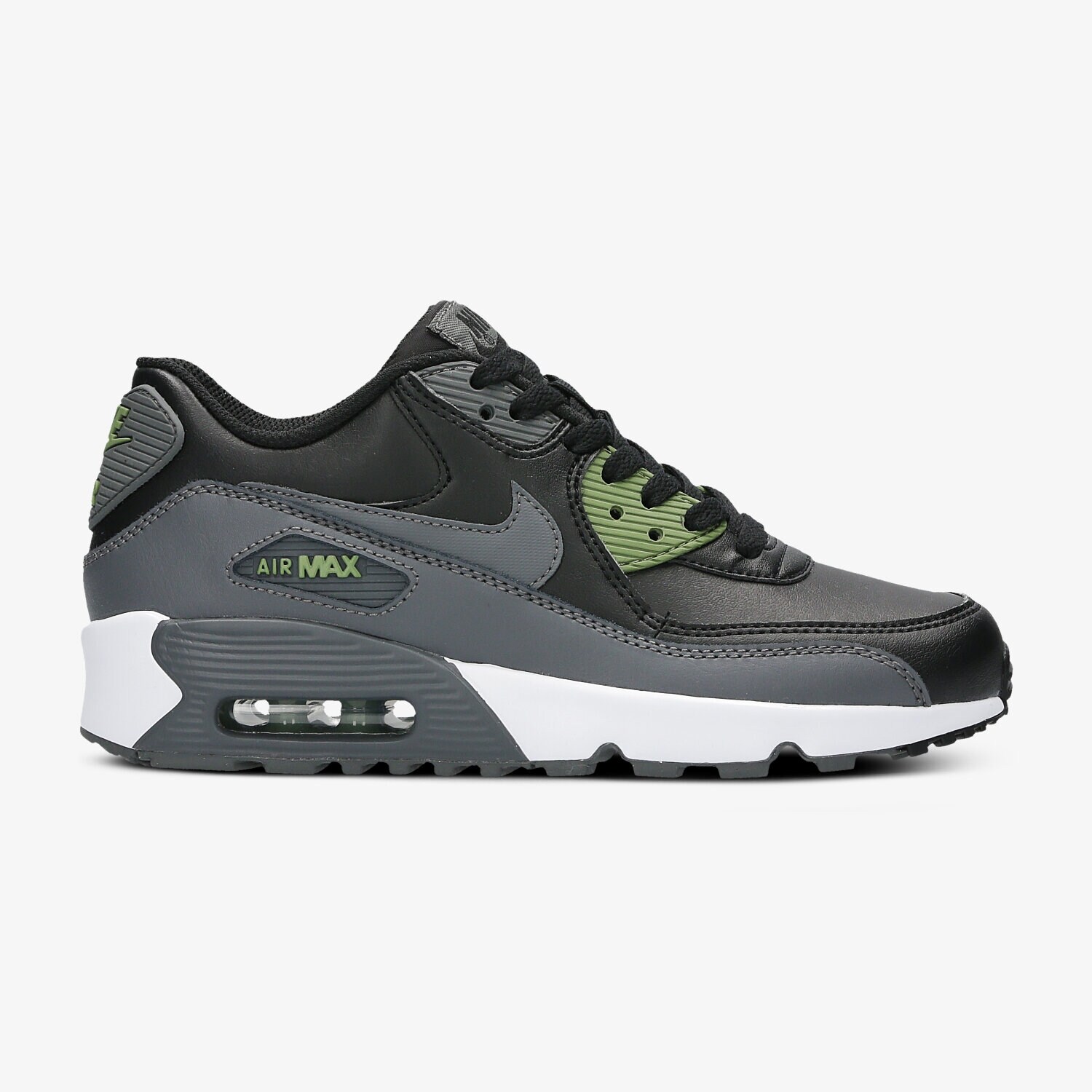 Kinder Sneaker NIKE AIR MAX 90 LEATHER (GS) 833412008 Schwarz