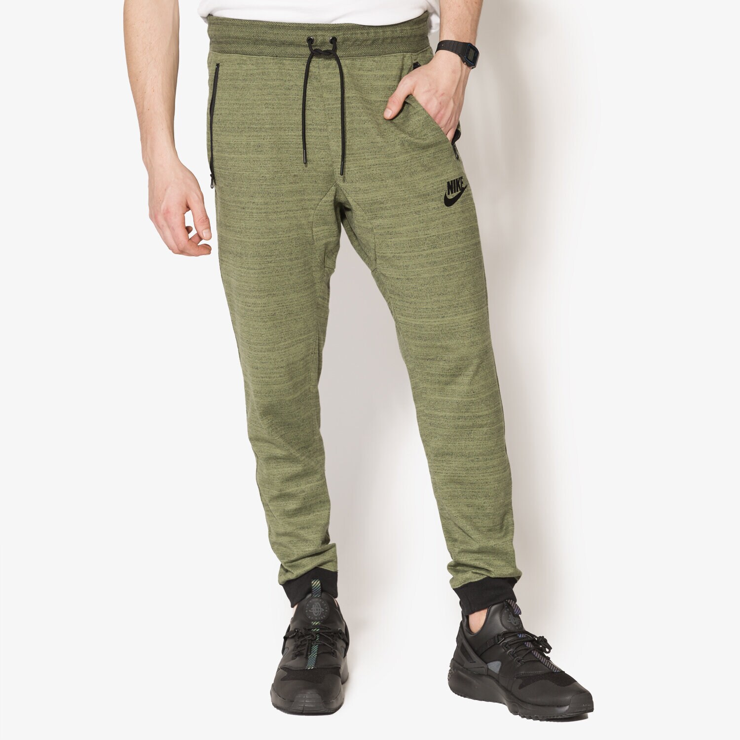Herren Hosen NIKE HOSE NSW AV15 JOGGER KNIT 837012387 Grün