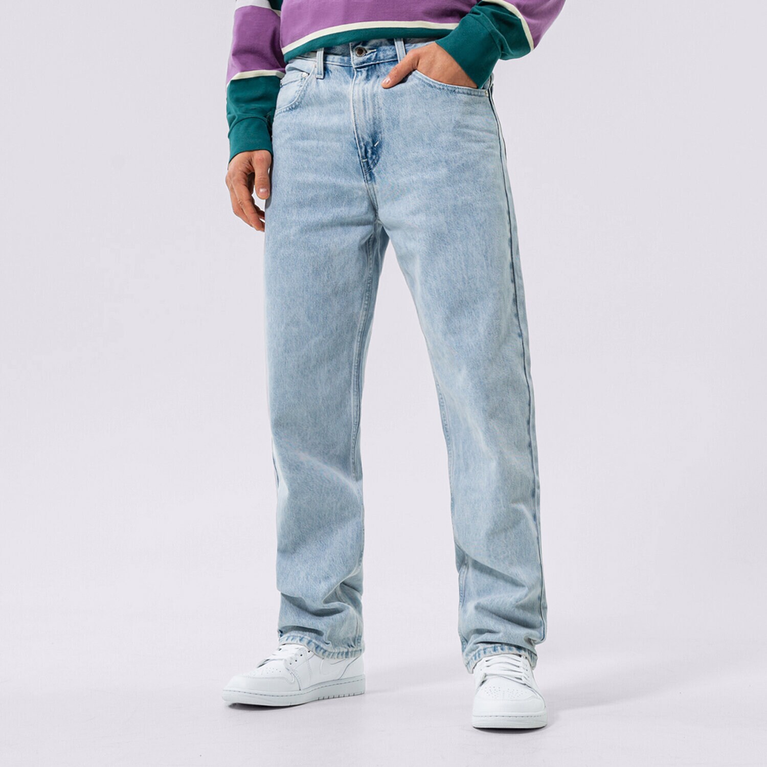 Herren Hosen LEVI'S HOSE SILVERTAB LOOSE A3421-0002 Blau