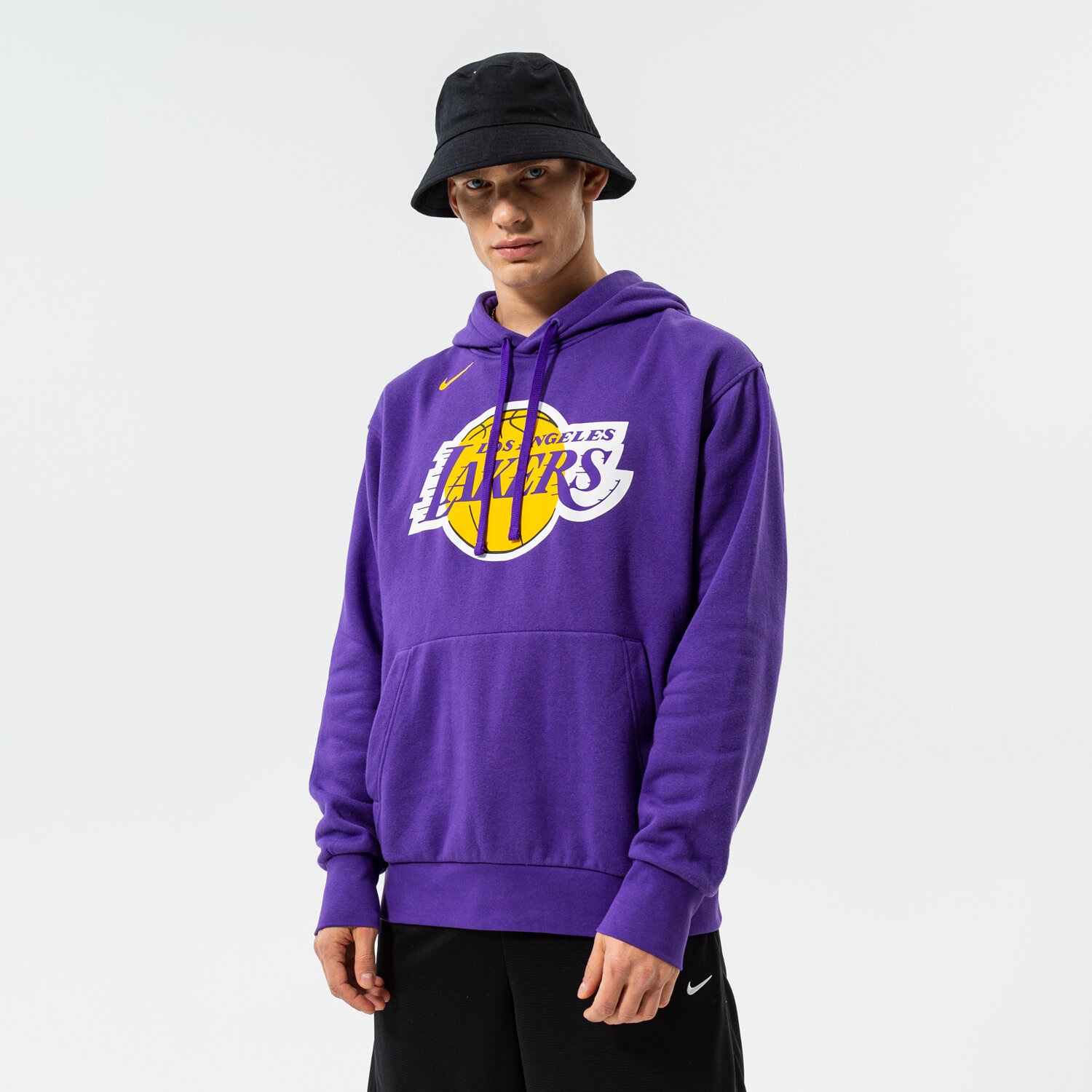Herren NIKE HOODIE LAL M NK FLC PO ESSNTL NBA DN4709-504 Violet