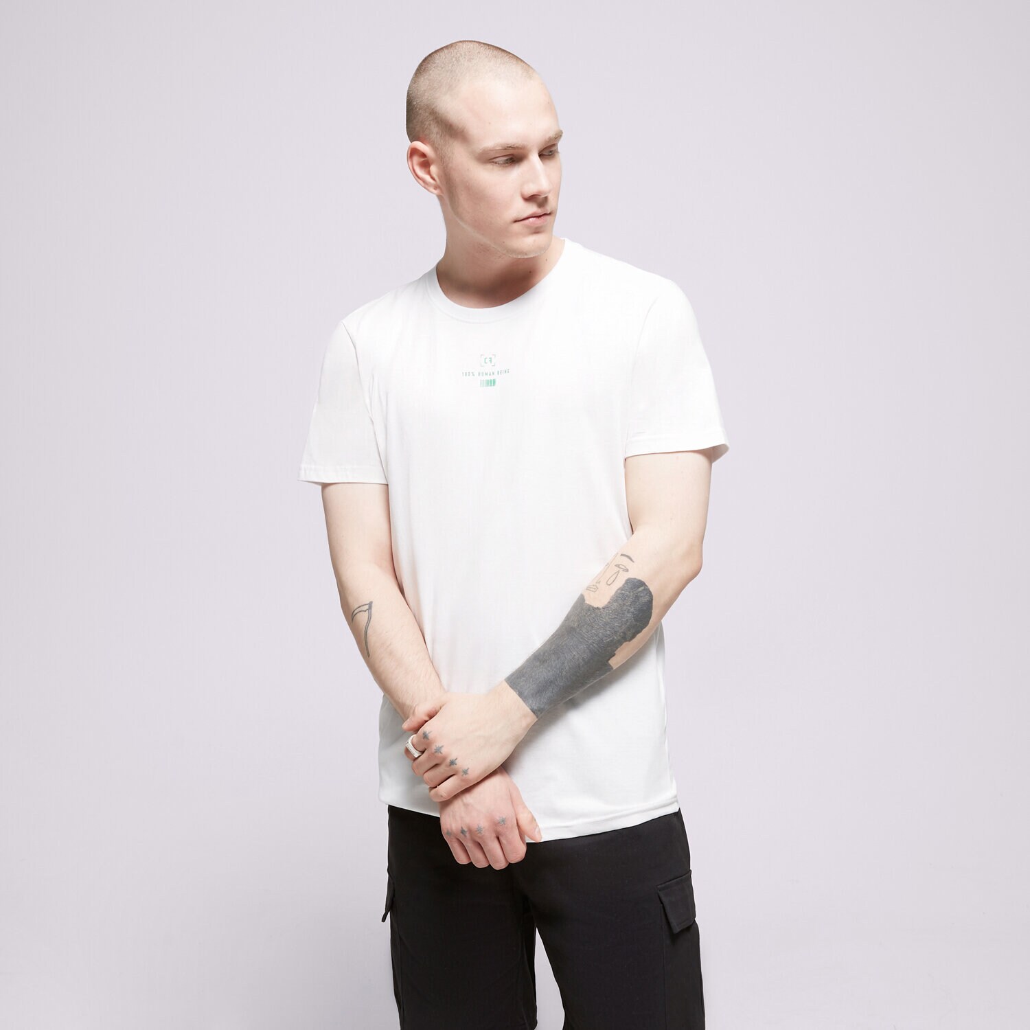 Herren T-Shirt CONFRONT T-SHIRT ESSENTIAL WHITE CF123TSM73001 Weiß