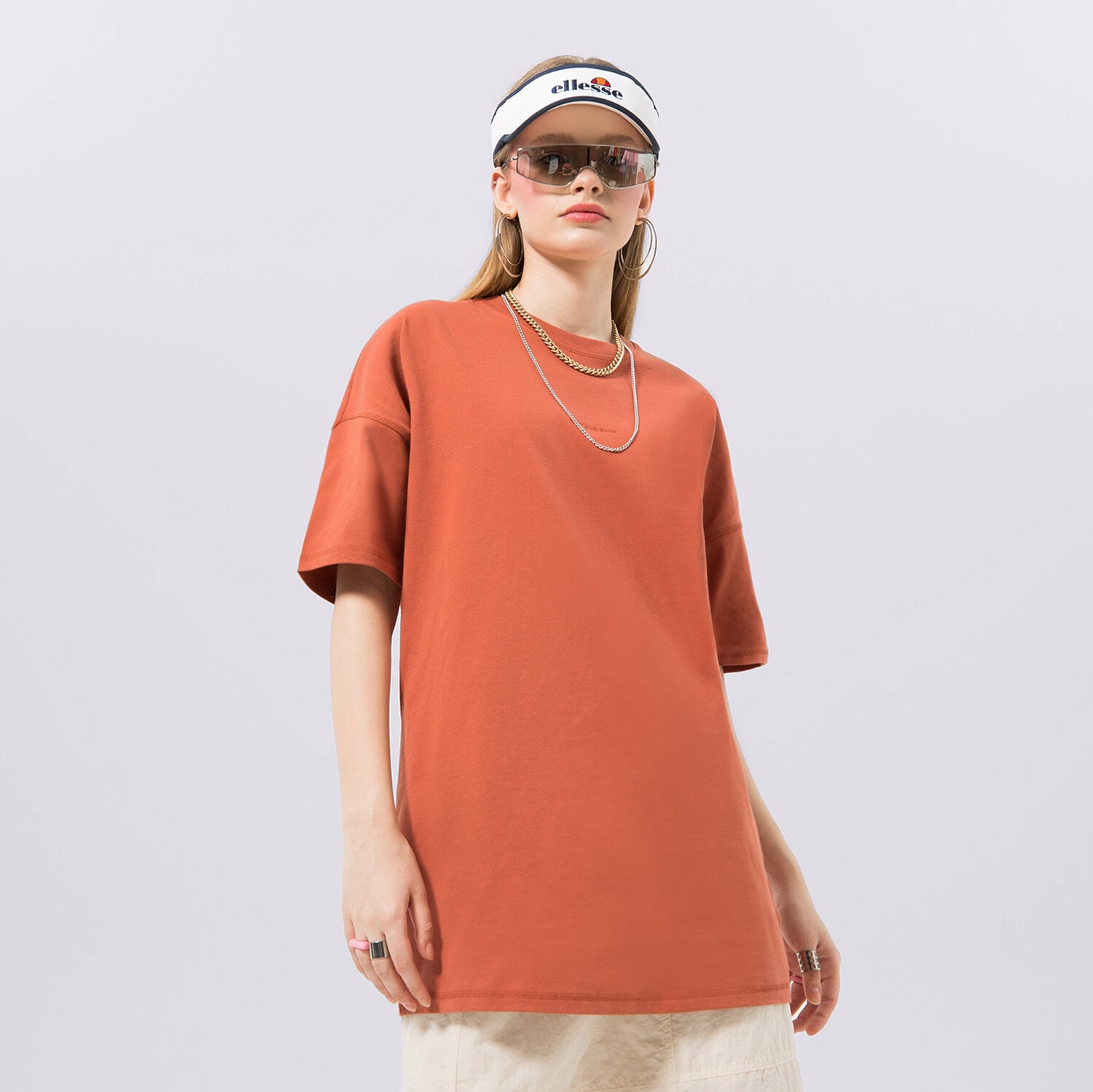 Damen T-Shirt NEW BALANCE T-SHIRT NB ATHLETICS TEE WT23556MHY Braun