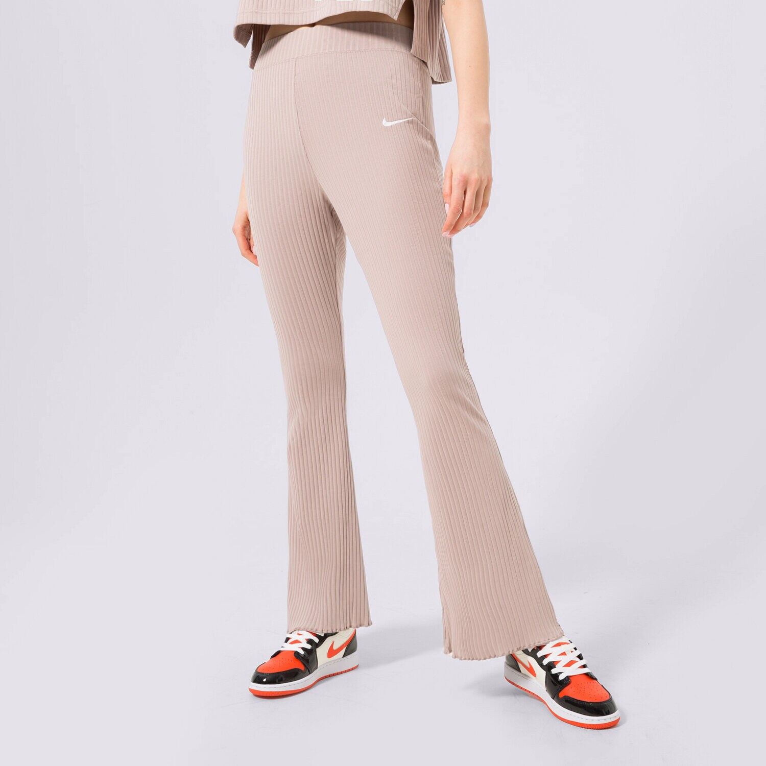 Damen Hosen NIKE HOSE W NSW RIB JRSY PANT DV7868-272 Rosa