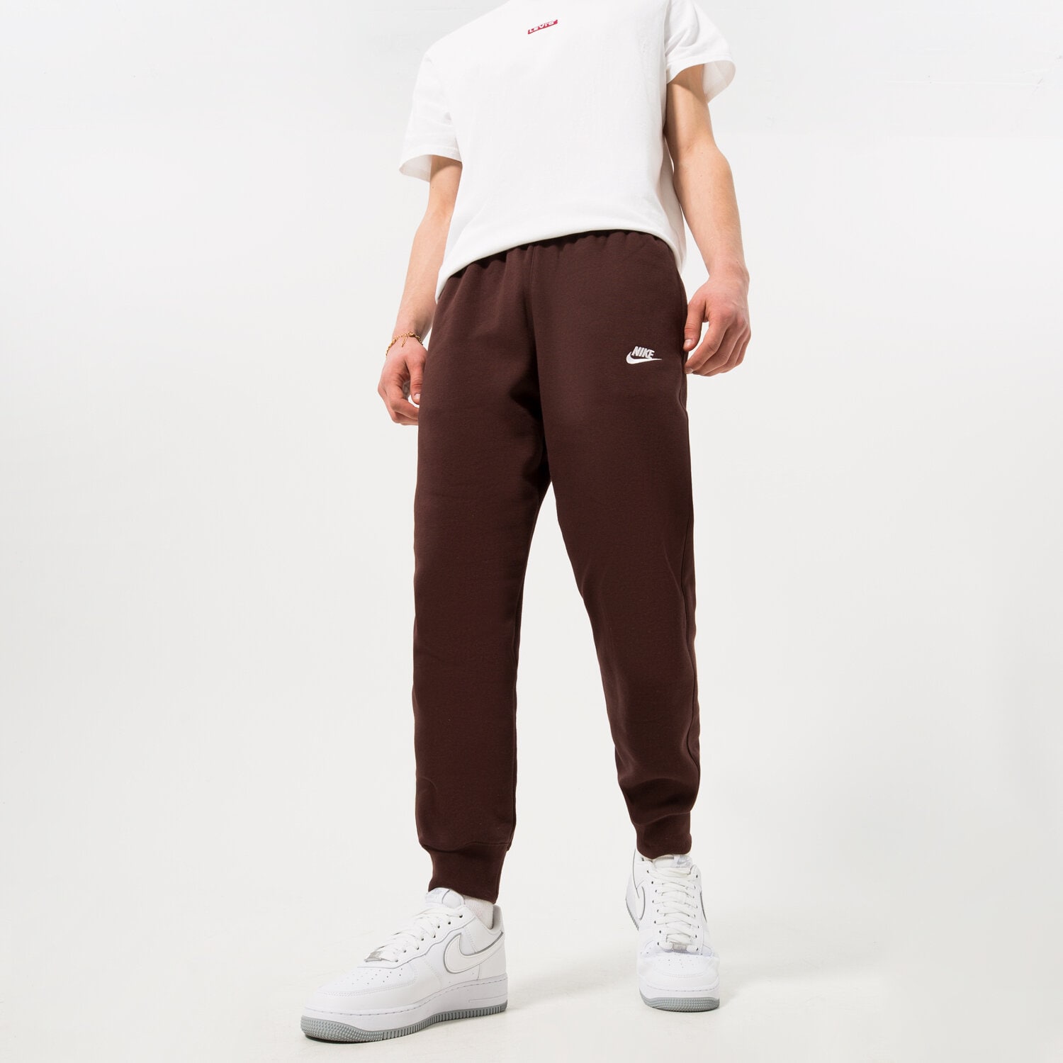 Herren Hosen NIKE HOSE SPORTSWEAR CLUB FLEECE BV2671-227 Braun