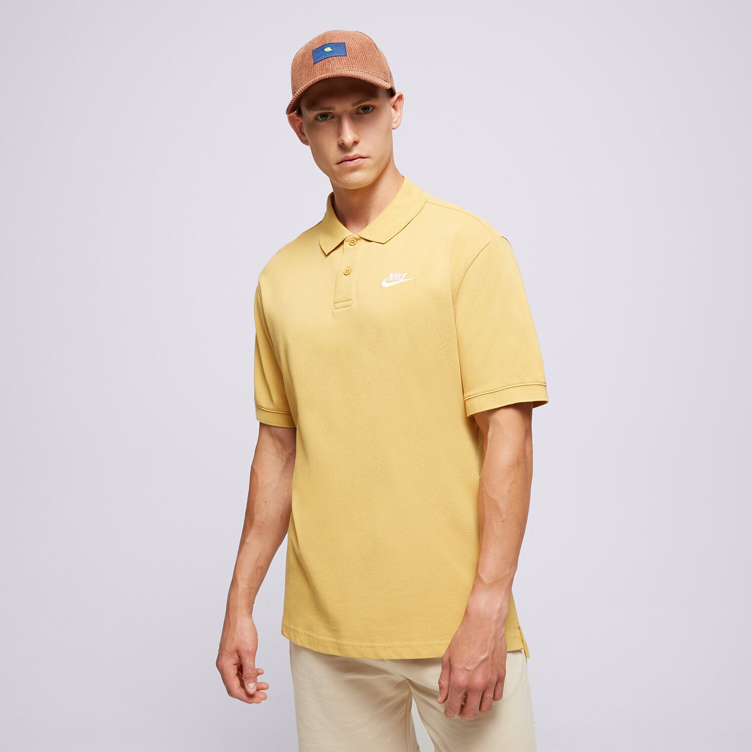 Herren Polo-Shirt NIKE T-SHIRT SPORTSWEAR CJ4456-725 senfgelb