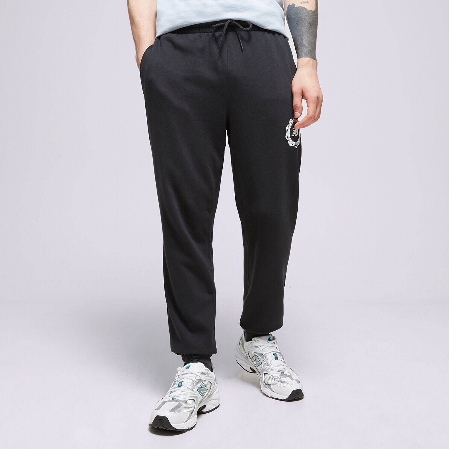 Herren Hosen NEW BALANCE HOSE NB SPORT SEASONAL MP31902 Schwarz