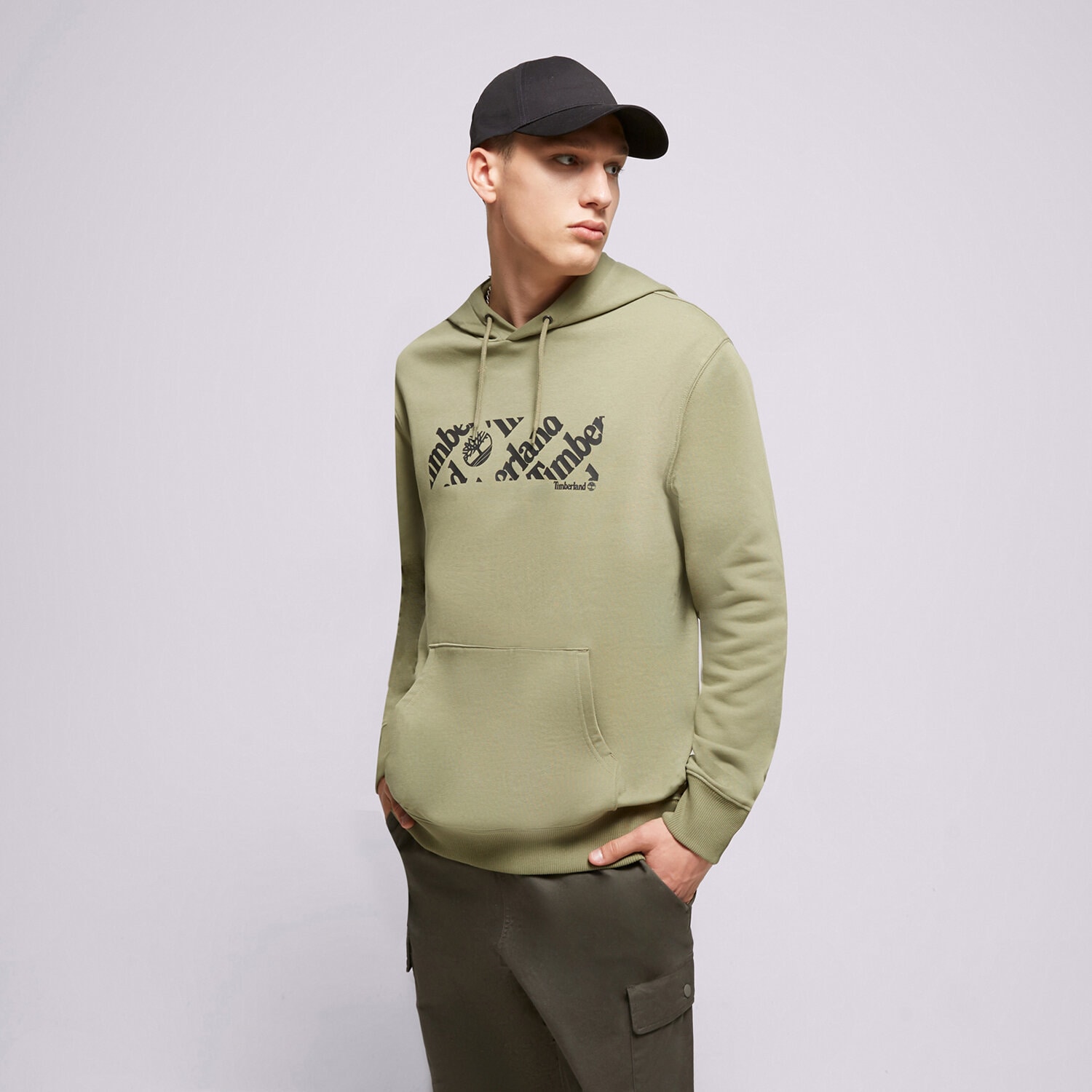 Herren TIMBERLAND HOODIE LINEAR LOGO