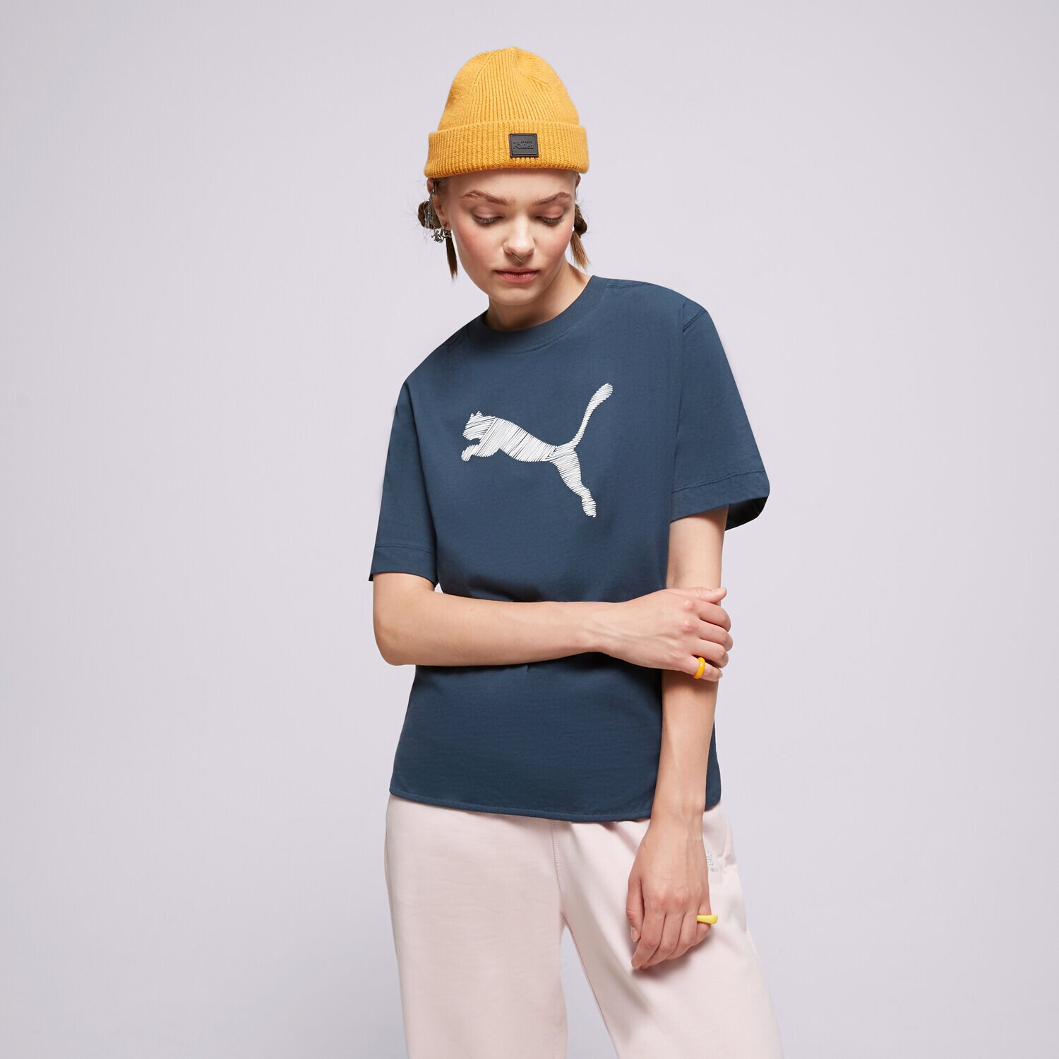 Damen T-Shirt PUMA T-SHIRT HER TEE 673107 16 Grün
