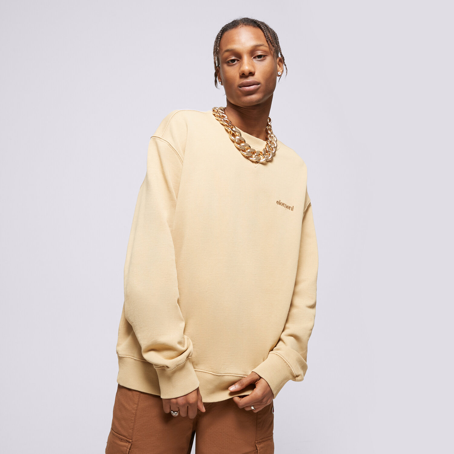 Herren ELEMENT SWEATSHIRT CORNELL 3.0 CR ELYFT00130KHA Beige