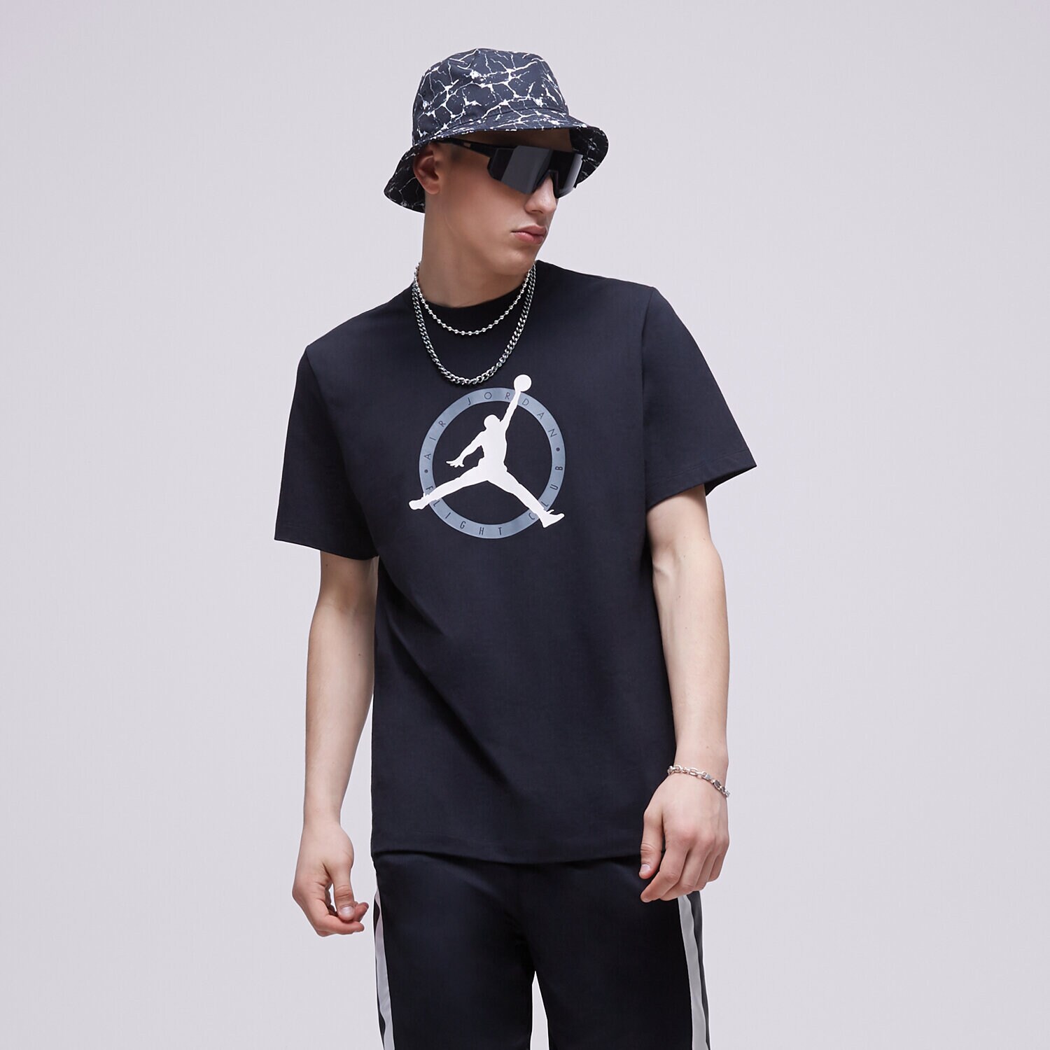 Herren T-Shirt JORDAN T-SHIRT M J FLT MVP SS CREW DV8436-010 Schwarz
