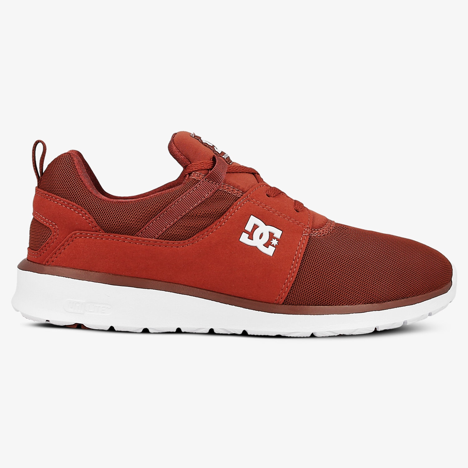 Herren Sneaker DC HEATHROW ADYS700071BHW Dunkelrot