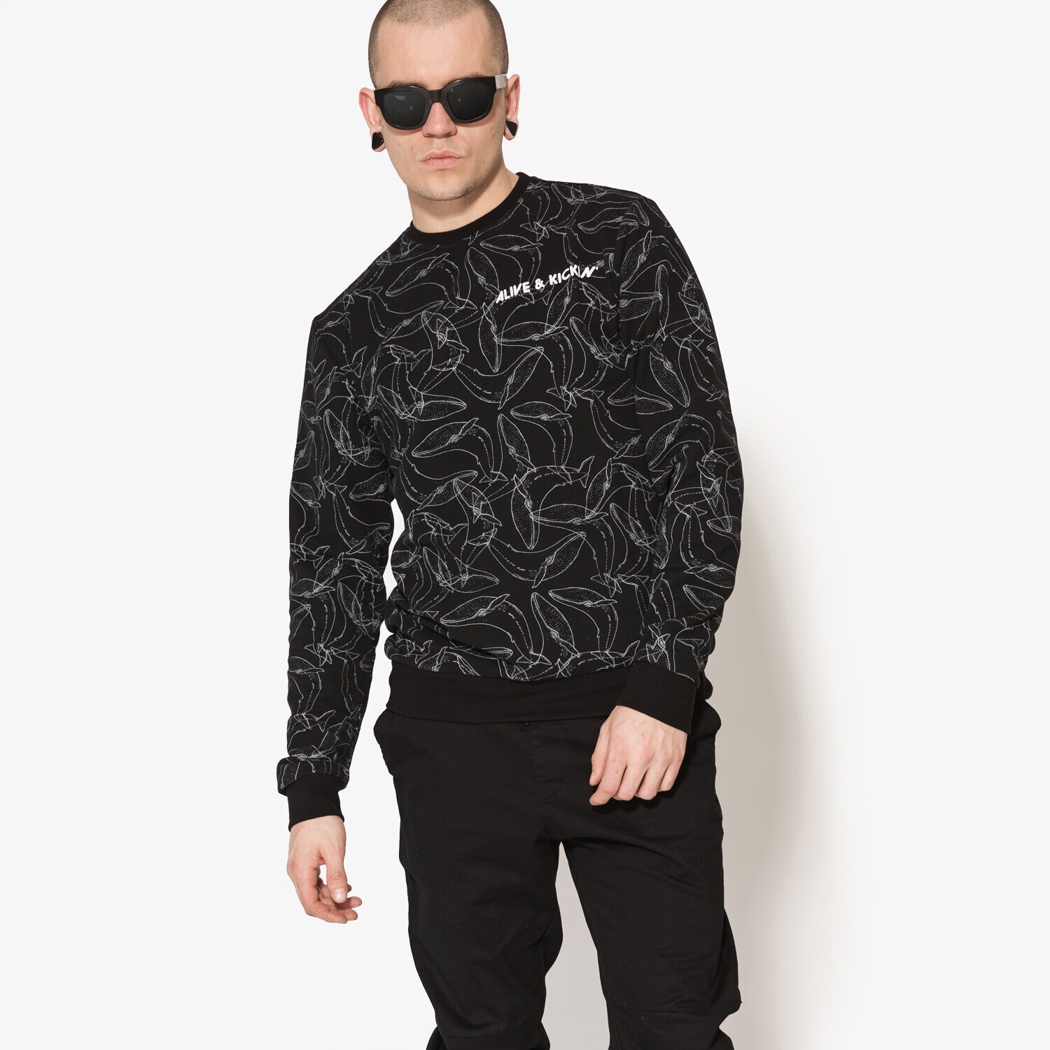 Herren CONFRONT SWEATSHIRT ARDEN CF17BLM16001 Schwarz