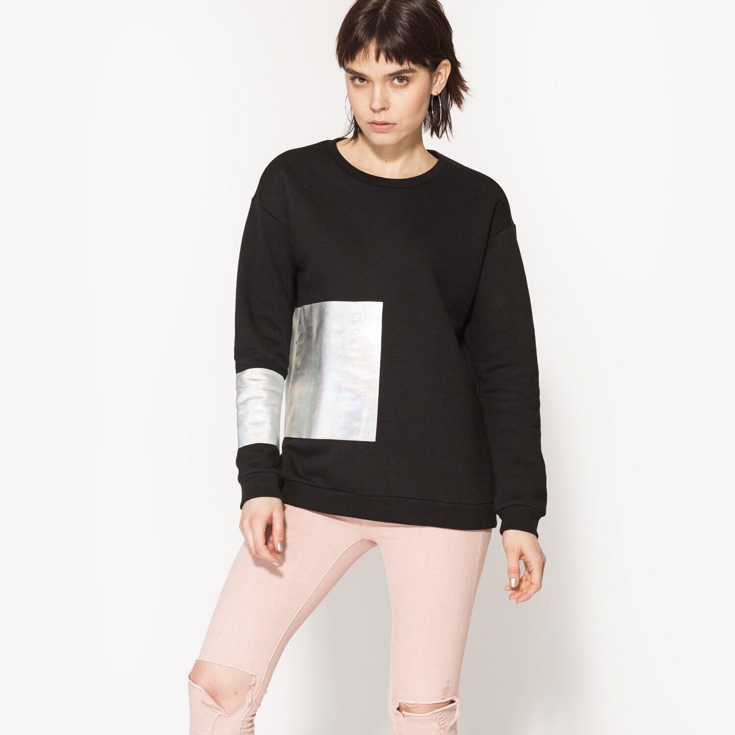 Damen CONFRONT SWEATSHIRT STANCE CF17BLD16001 Schwarz