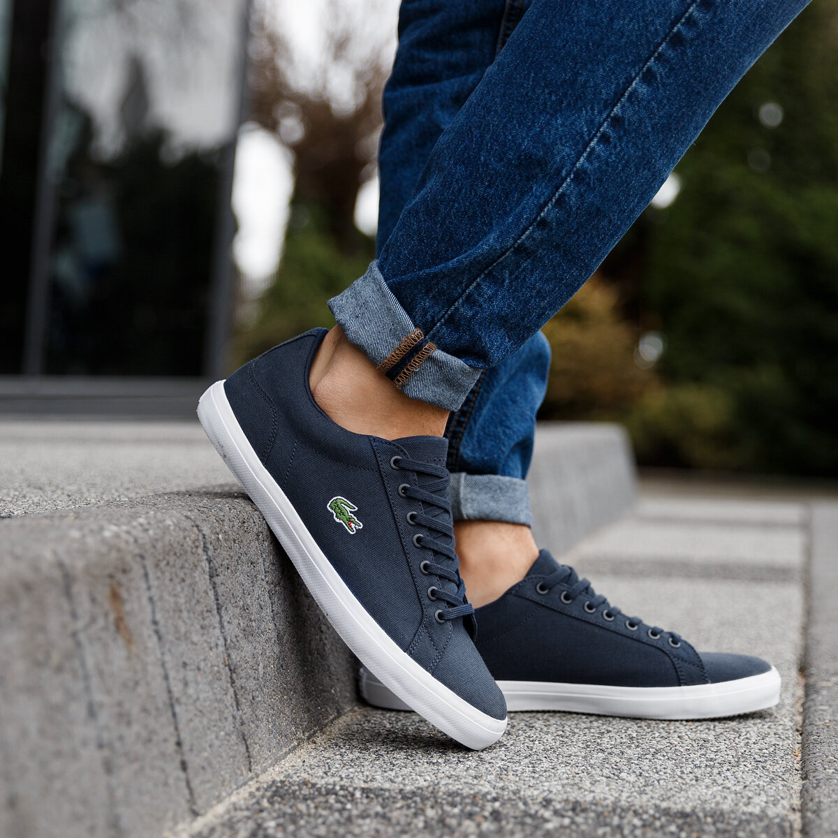 Lacoste Lerond BL CMA 733CAM1033003 Herren Dunkelblau Lacoste