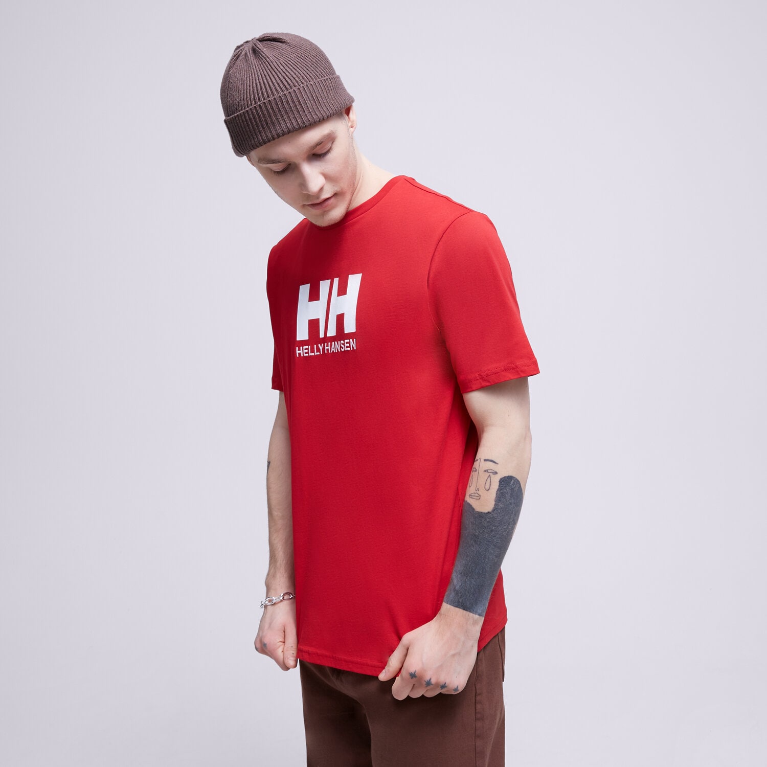 Herren T-Shirt HELLY HANSEN T-SHIRT HH LOGO 33979163 Rot