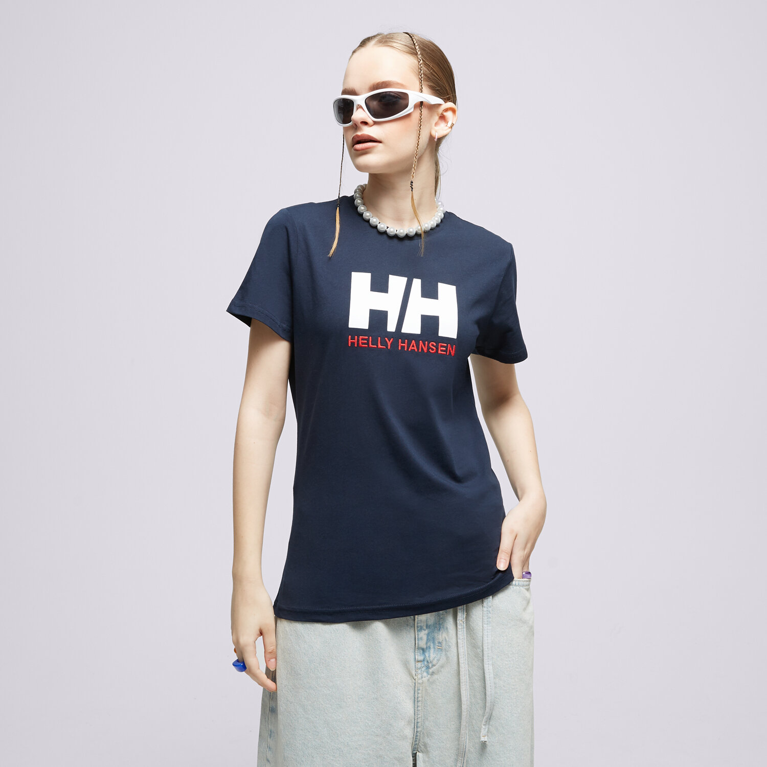 Damen T-Shirt HELLY HANSEN T-SHIRT W HH LOGO 34112598 Schwarz