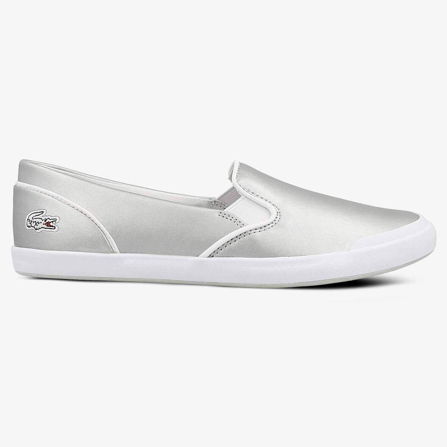Damen Sneaker LACOSTE LANCELLE SLIP ON 117 2 733CAW1036334 Silber