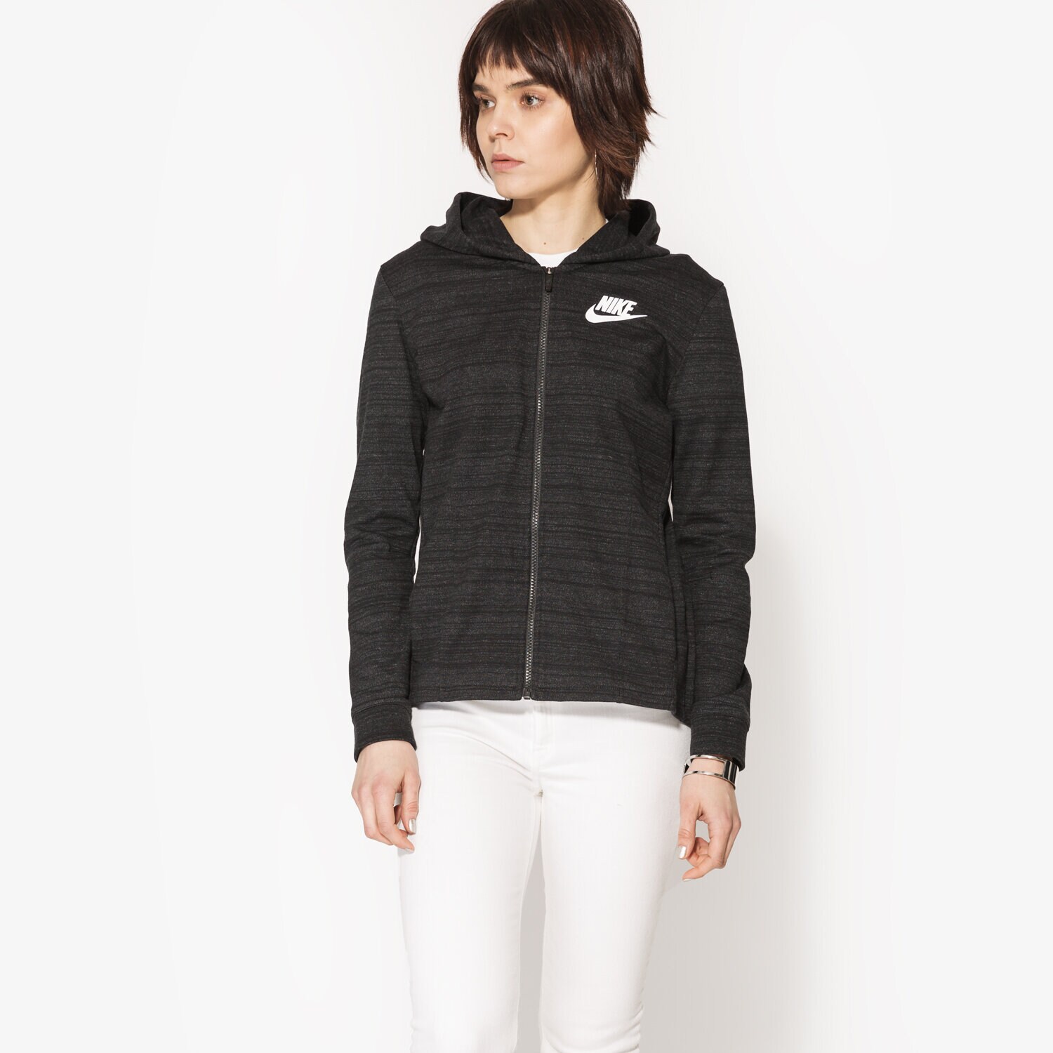 Damen NIKE SWEATSHIRT NSW AV15 JKT KNT 837458010 Schwarz