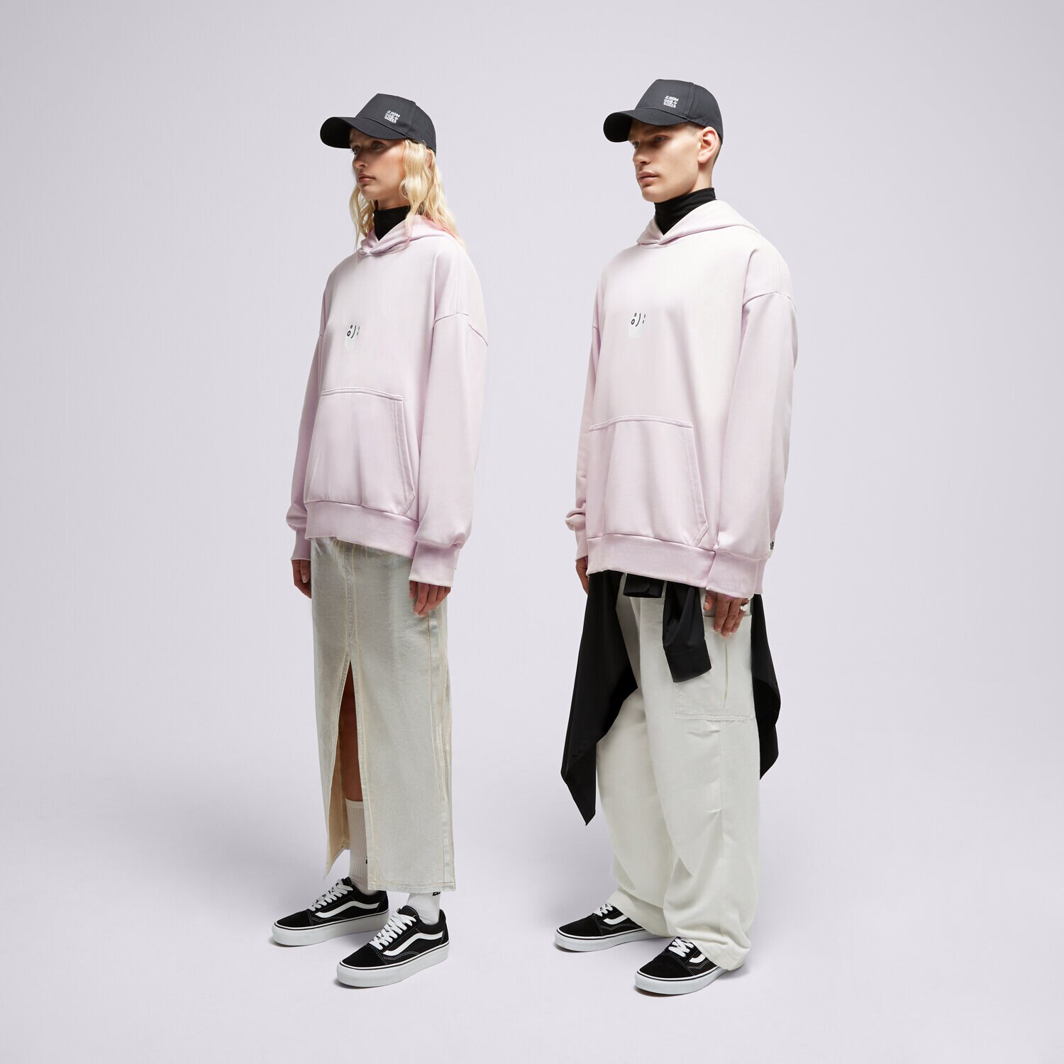 Damen S.NOW JOB SIZEER HOODIE “I DECIDE” OFF WHITE SI123BLU50001 Beige