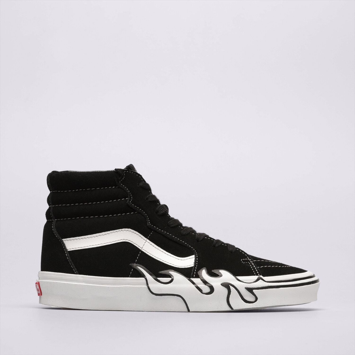 Herren Skaterschuhe VANS SK8-HI FLAME VN0005UJBZW1 Schwarz