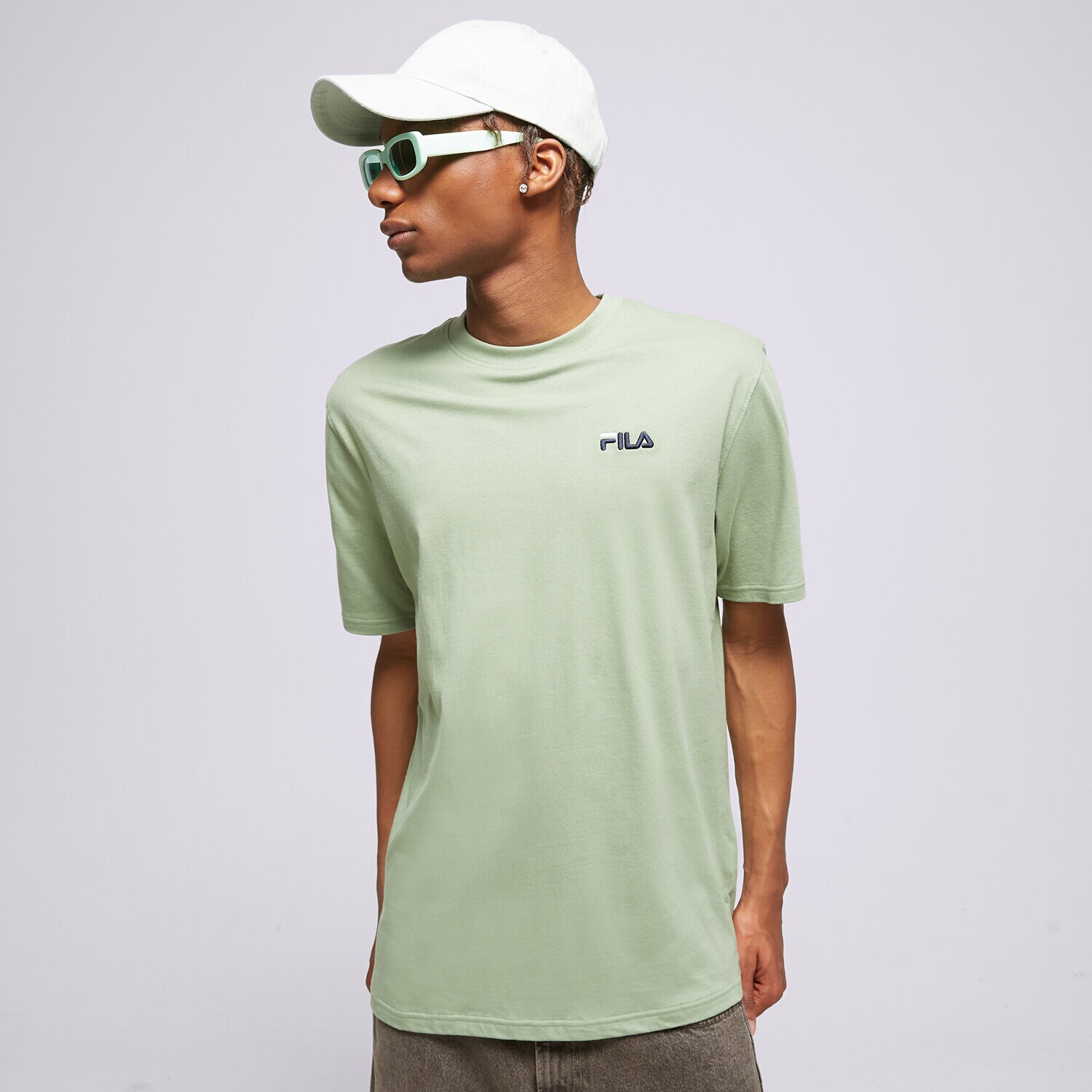 Herren T-Shirt FILA T-SHIRT DRINGO SS23SPM229627 Grün