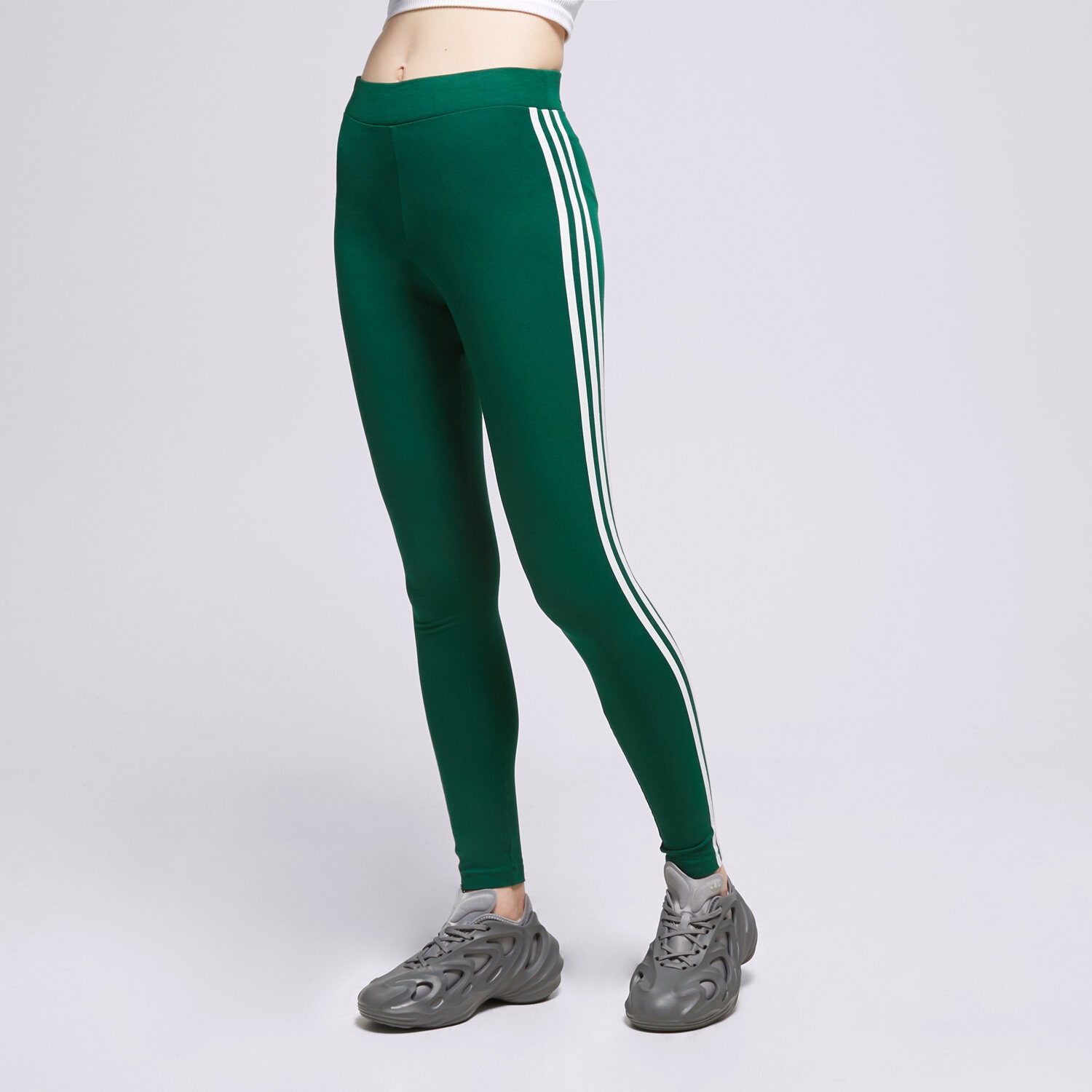 Damen Hosen ADIDAS HOSE 3 STRIPES TIGHT IB7385 Grün
