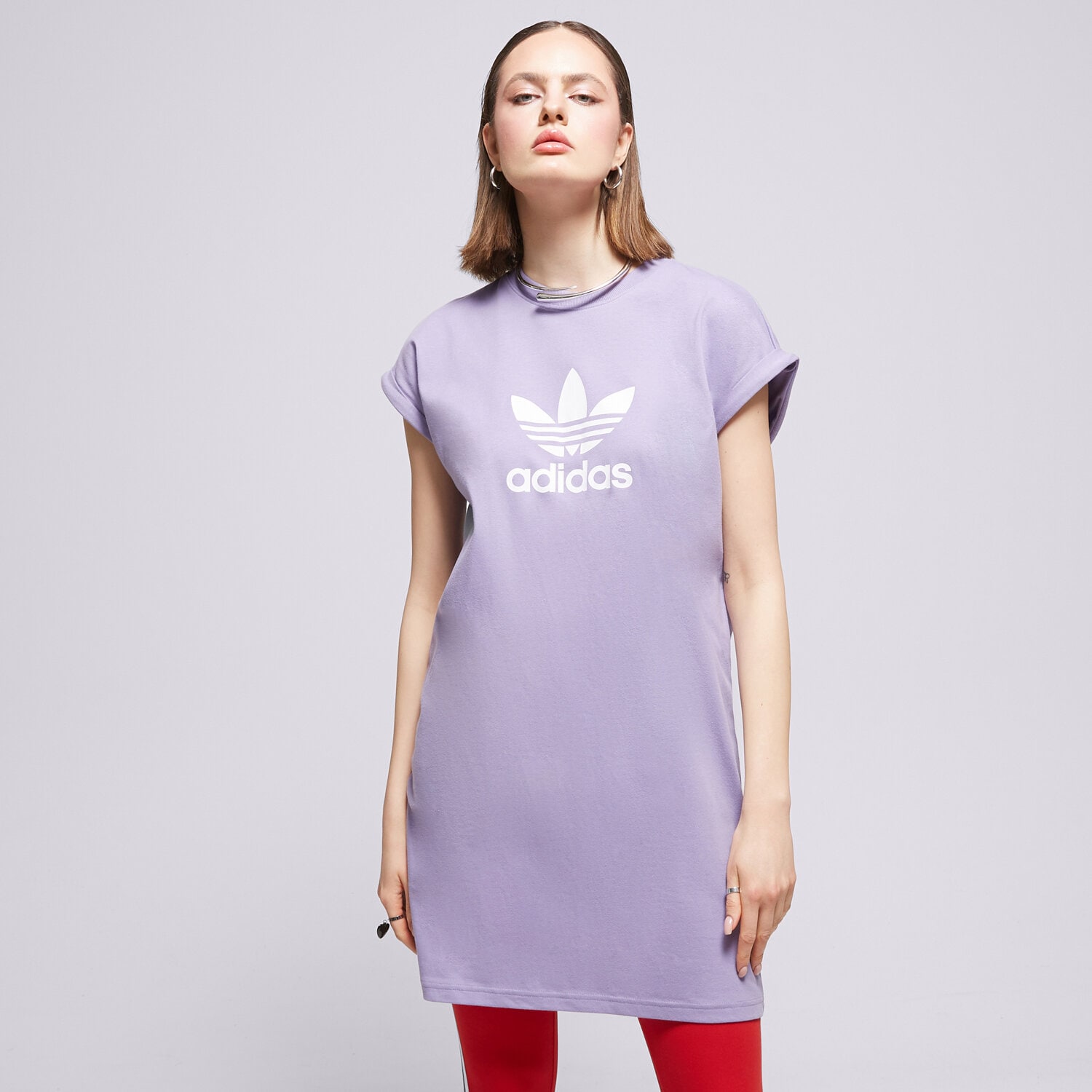 Damen Kleid ADIDAS KLEID NEW TRFTEETRAININGSANZUGS IC5482 Violet