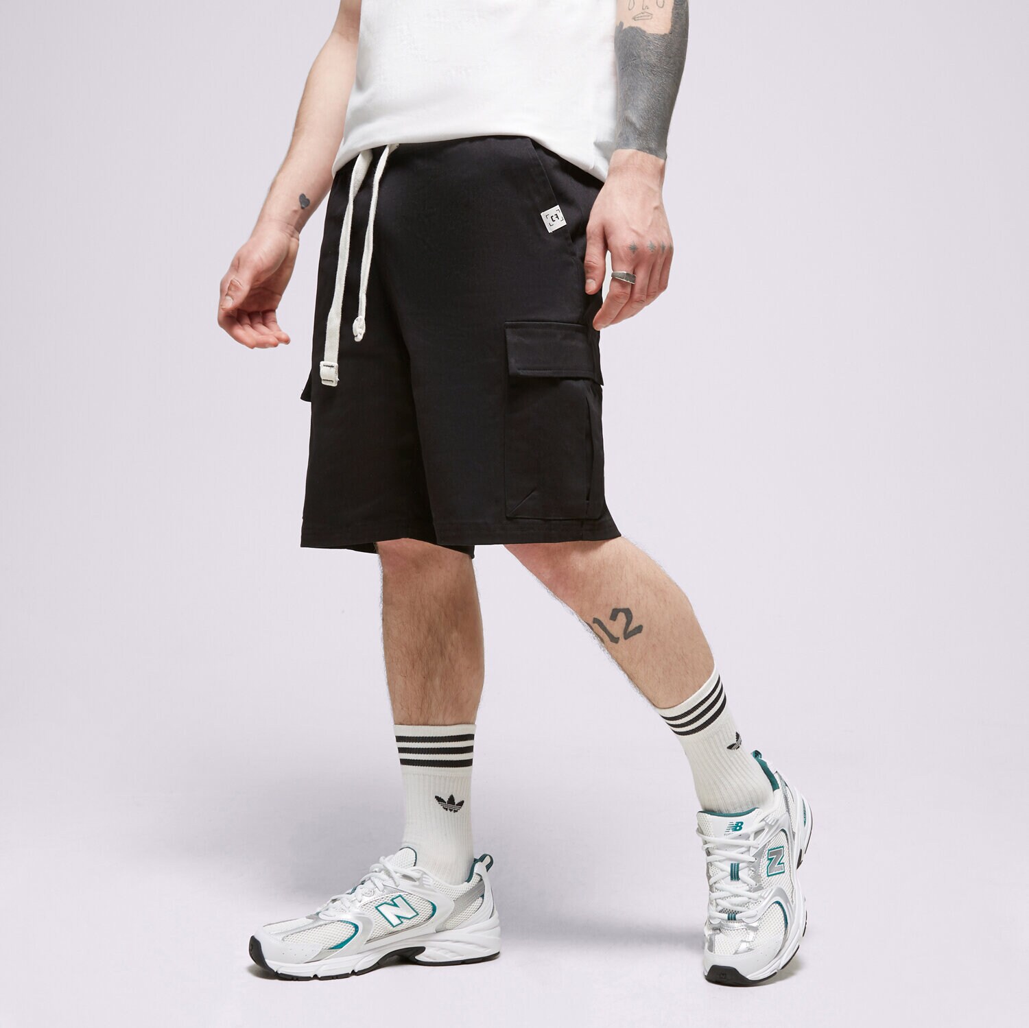 Herren Shorts CONFRONT SHORTS CARGO BLACK CF123SZM06001 Schwarz