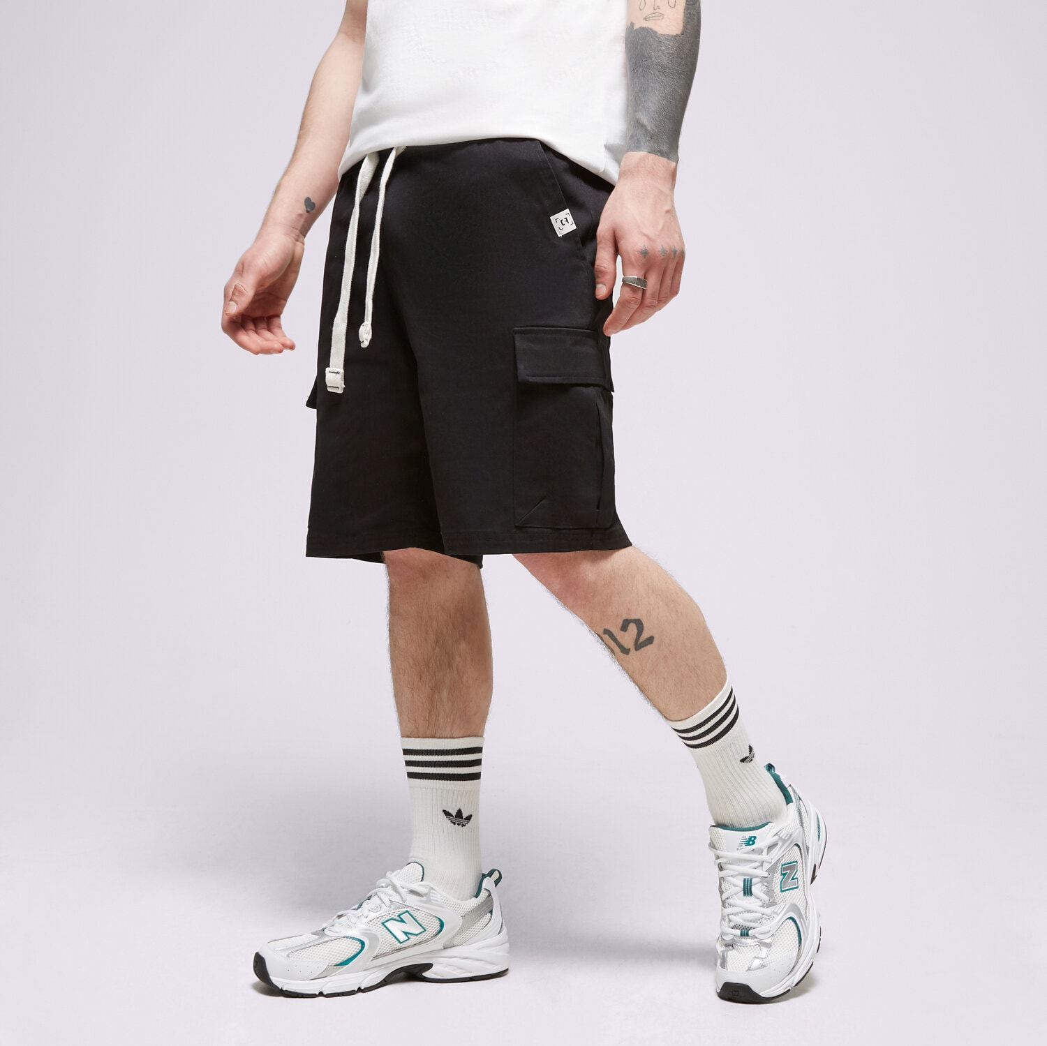 Herren Shorts CONFRONT SHORTS CARGO BLACK CF123SZM06001 Schwarz