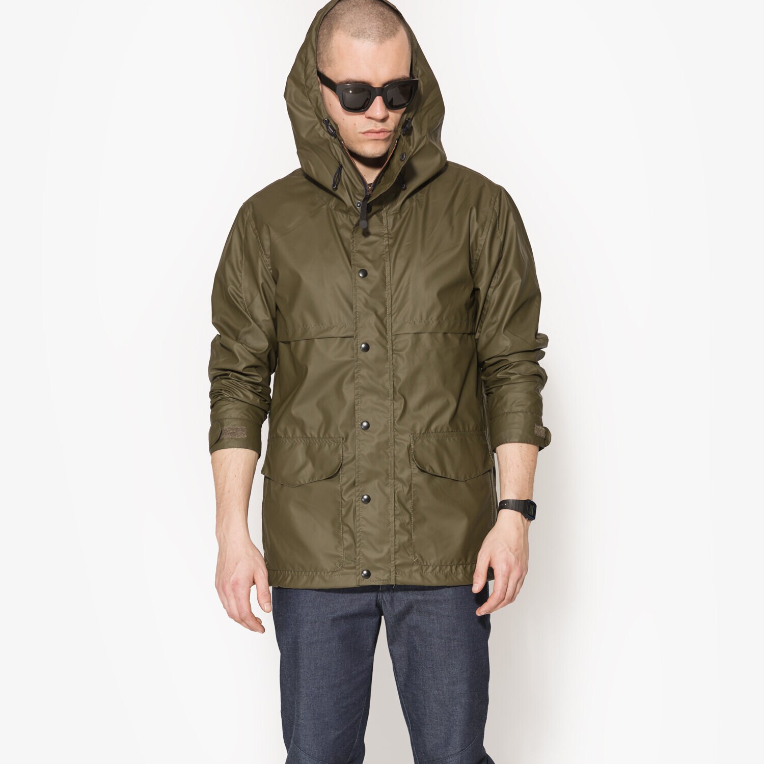 Herren Übergangsjacke CONFRONT JACKE LANGLEY CF17KUM12001 Khaki