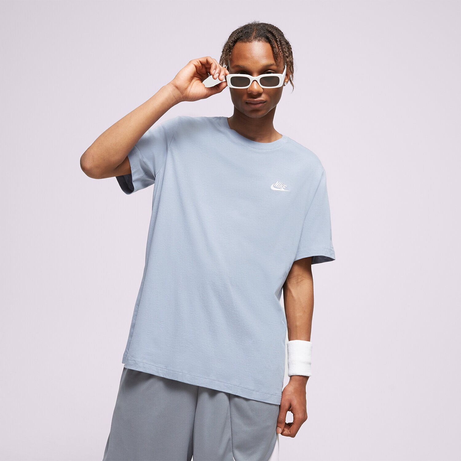 Herren T-Shirt NIKE T-SHIRT SPORTSWEAR CLUB AR4997-493 Blau